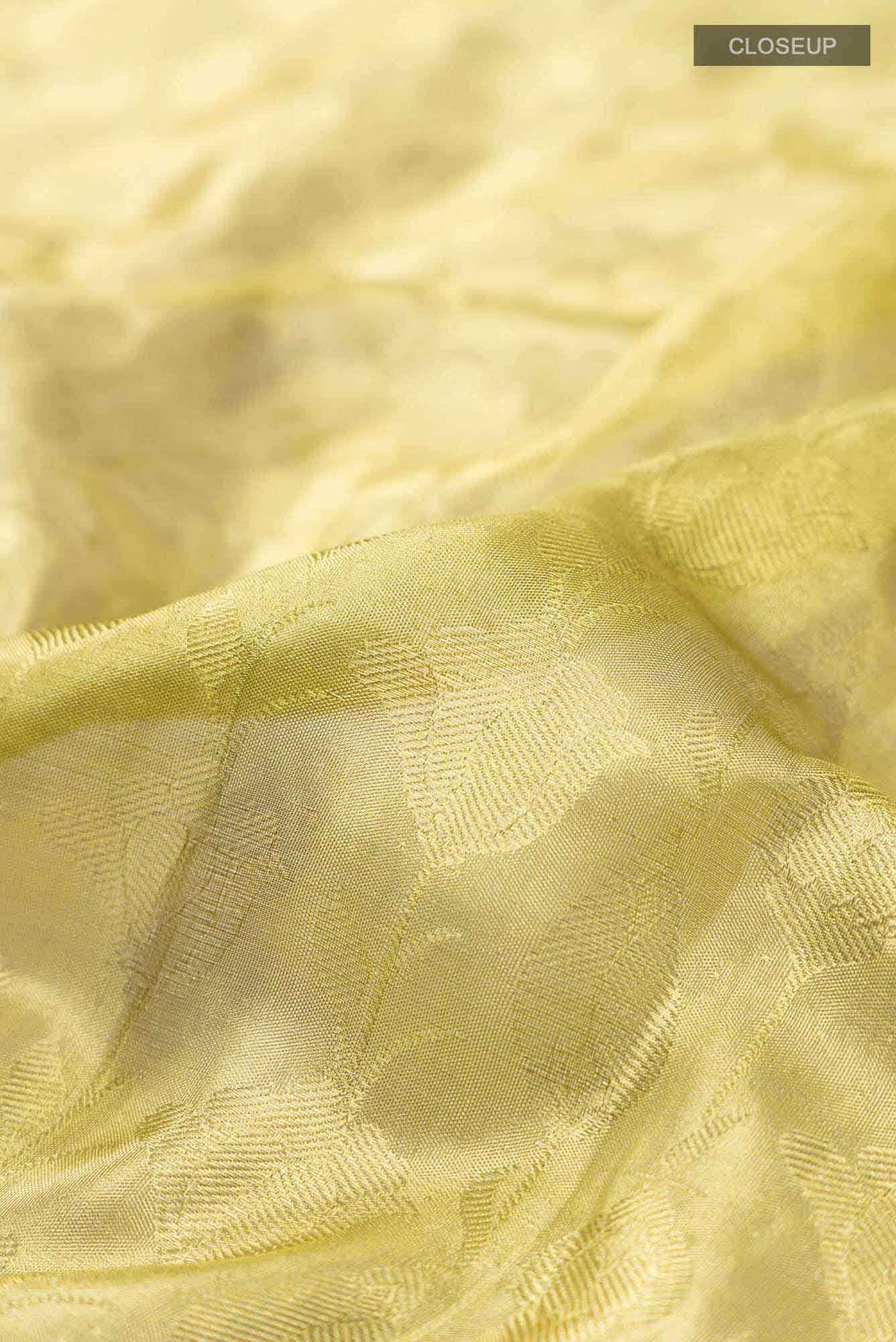 Gold Kanchipuram Silk Saree