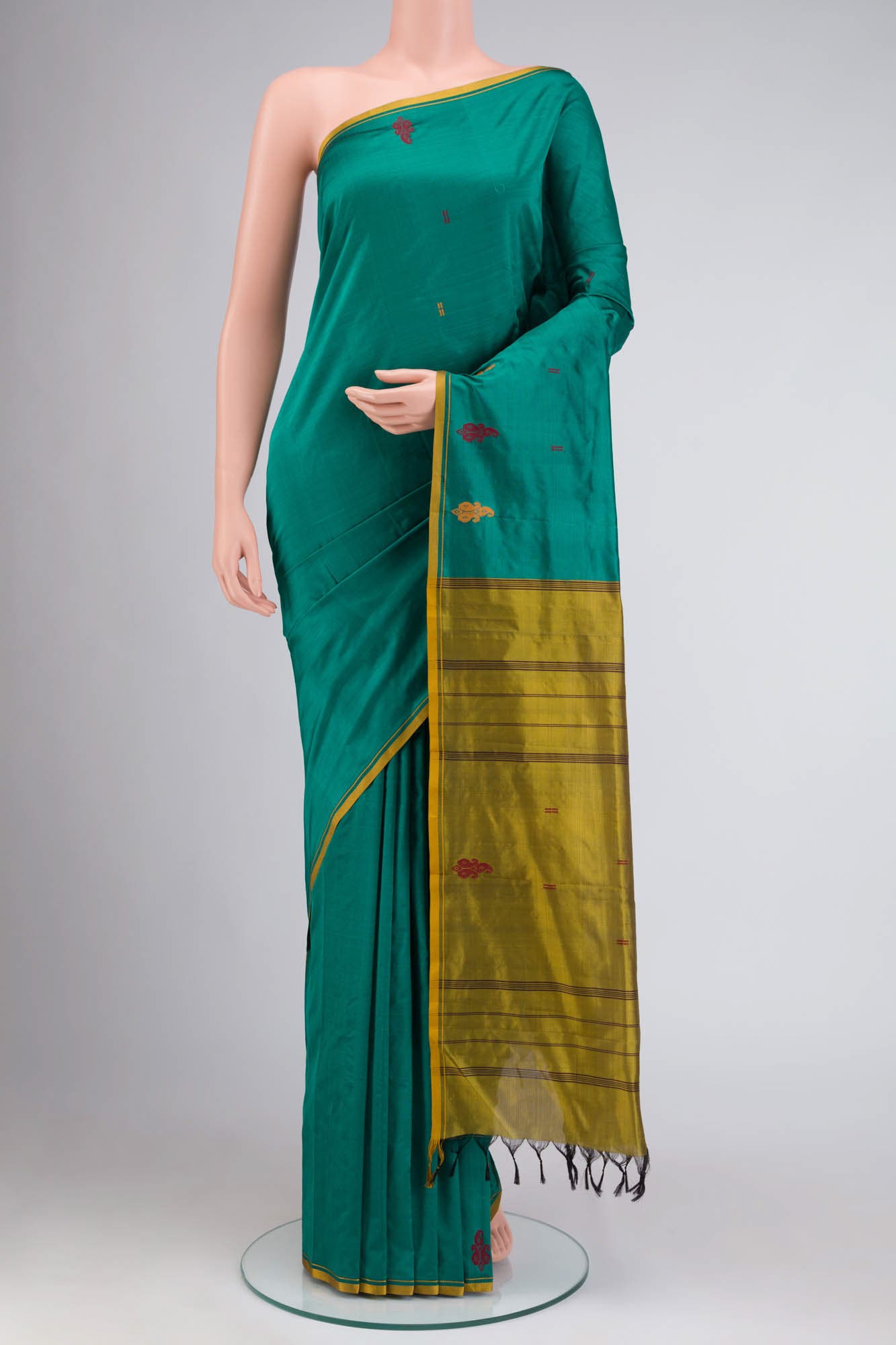Green Kanchipuram Silk Saree