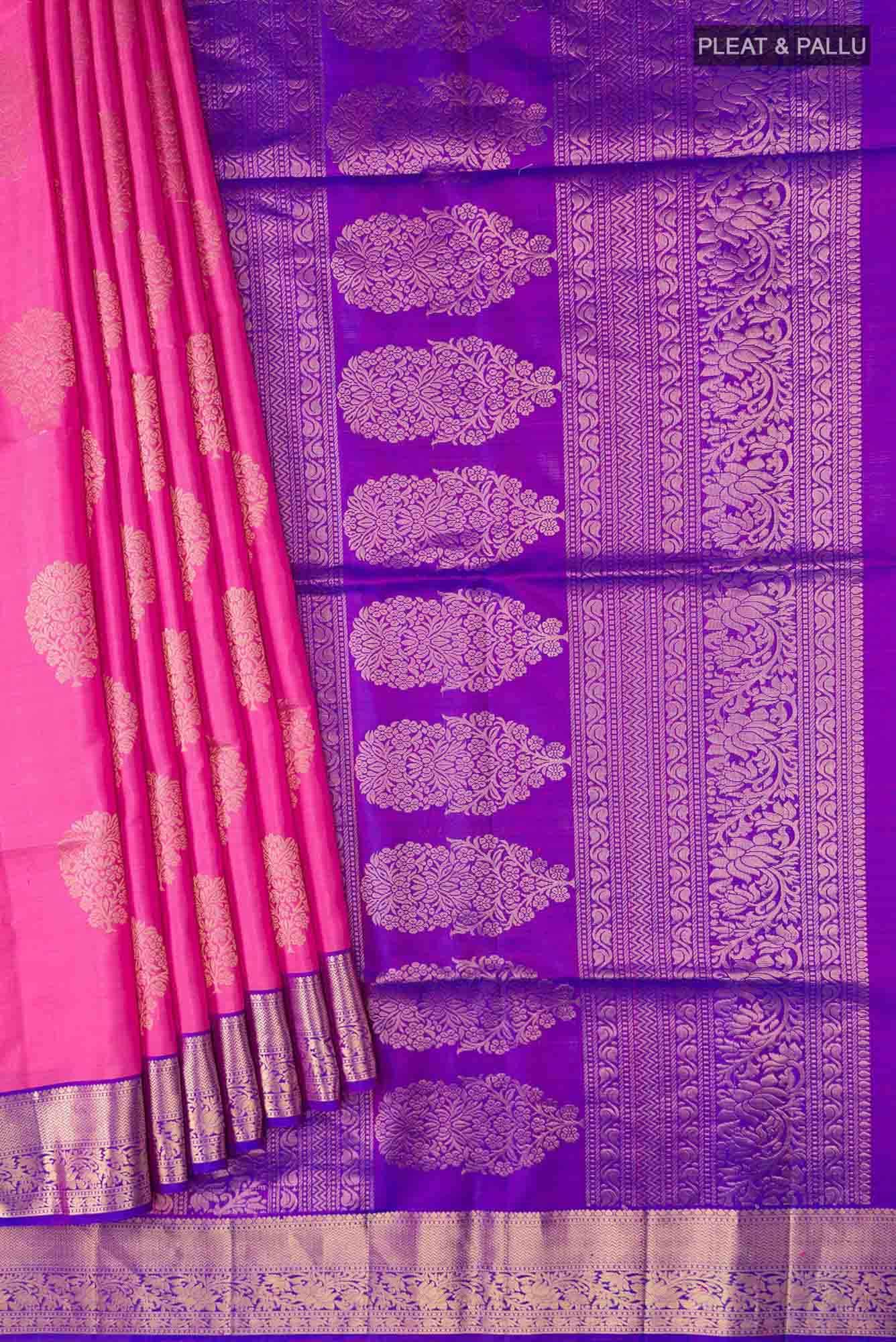 Pink Soft Silk Saree
