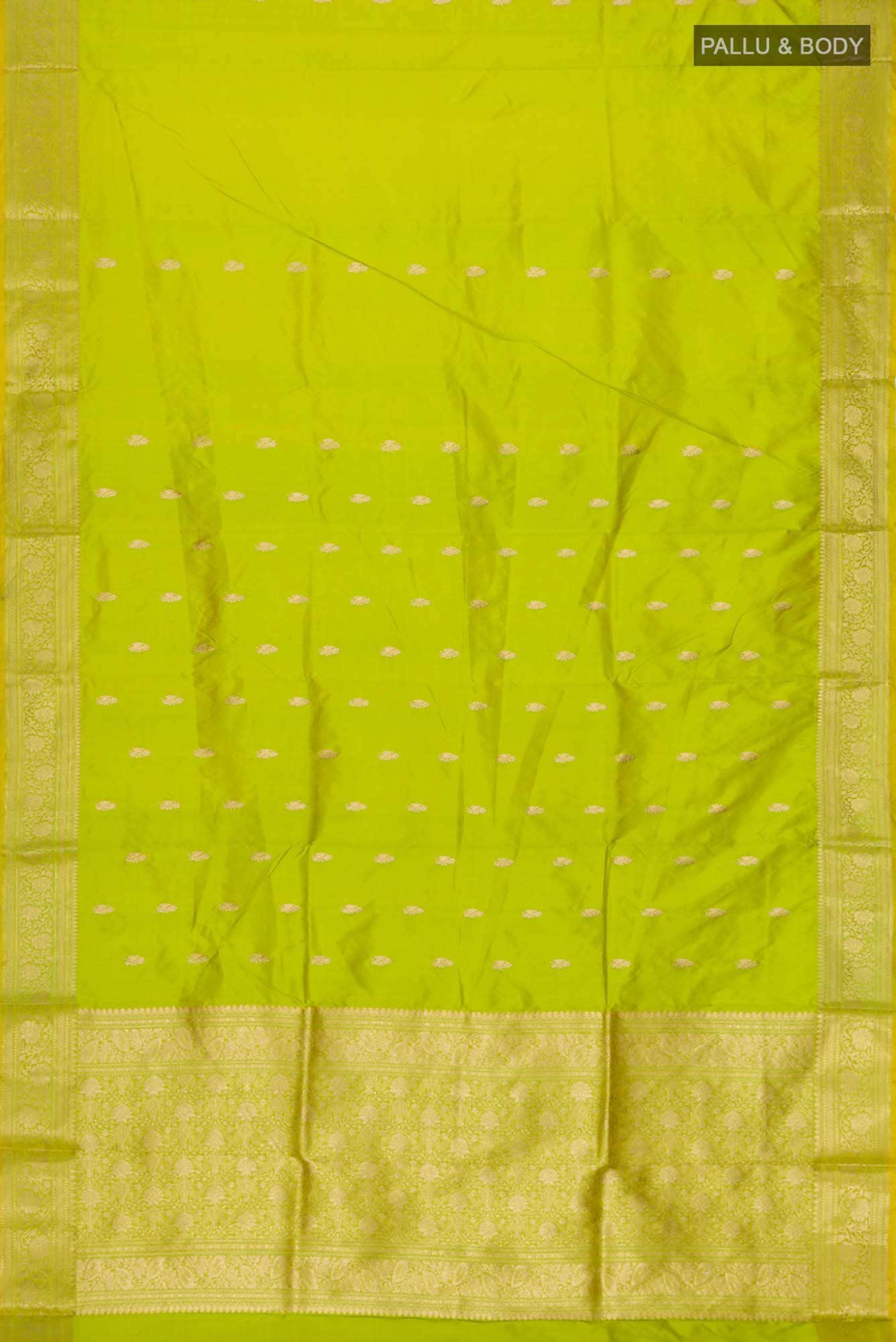Green Banarasi Katan Silk Saree