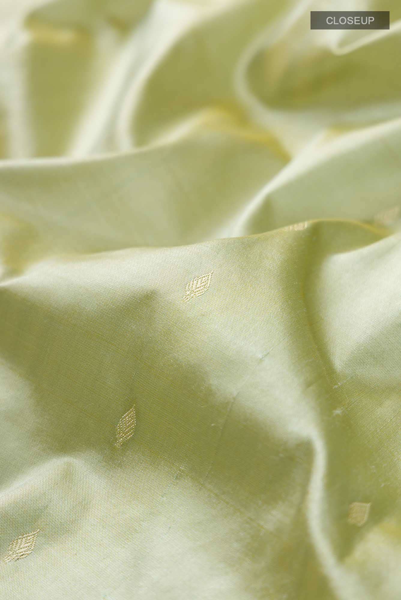Green Banarasi Katan Silk Saree