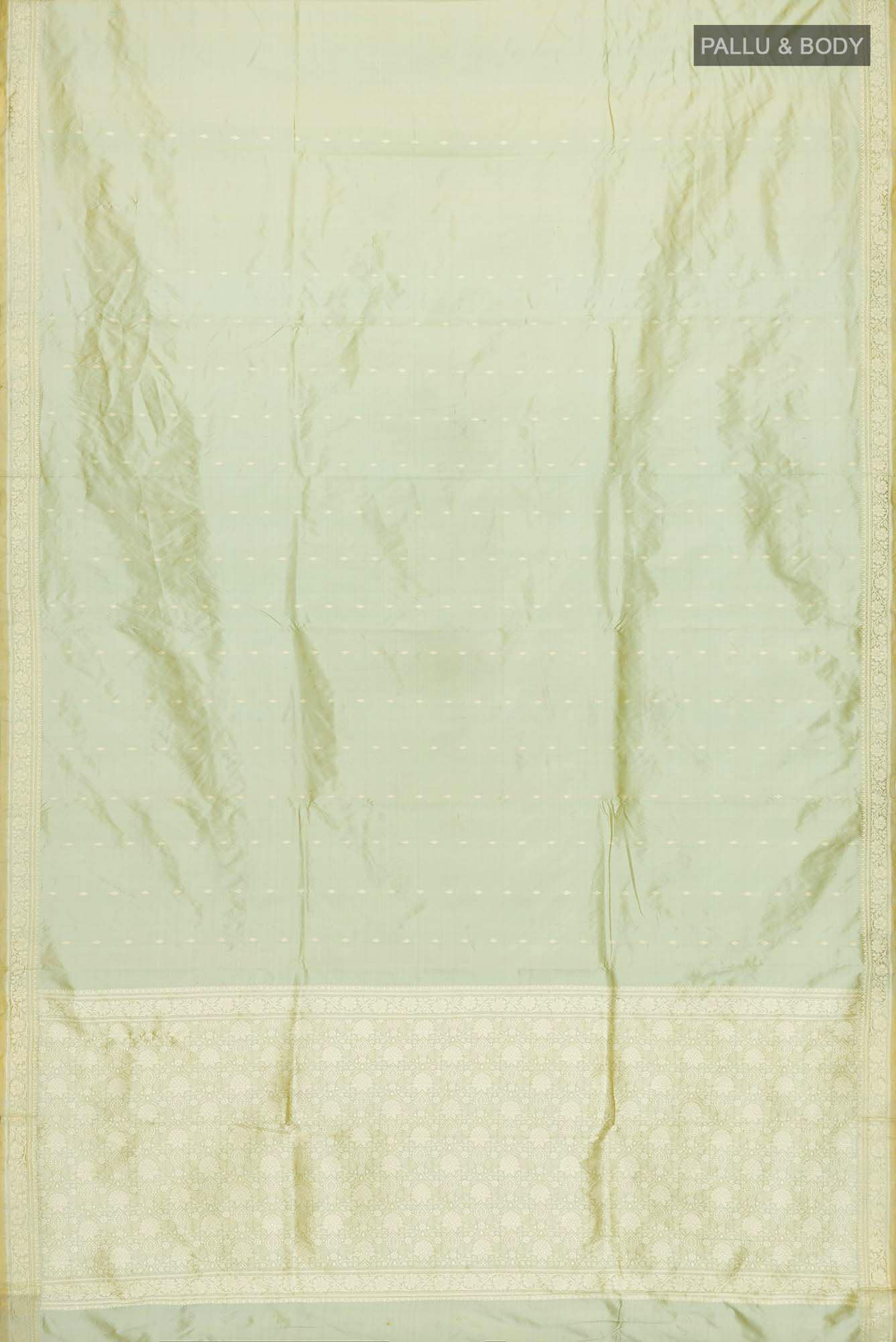 Green Banarasi Katan Silk Saree
