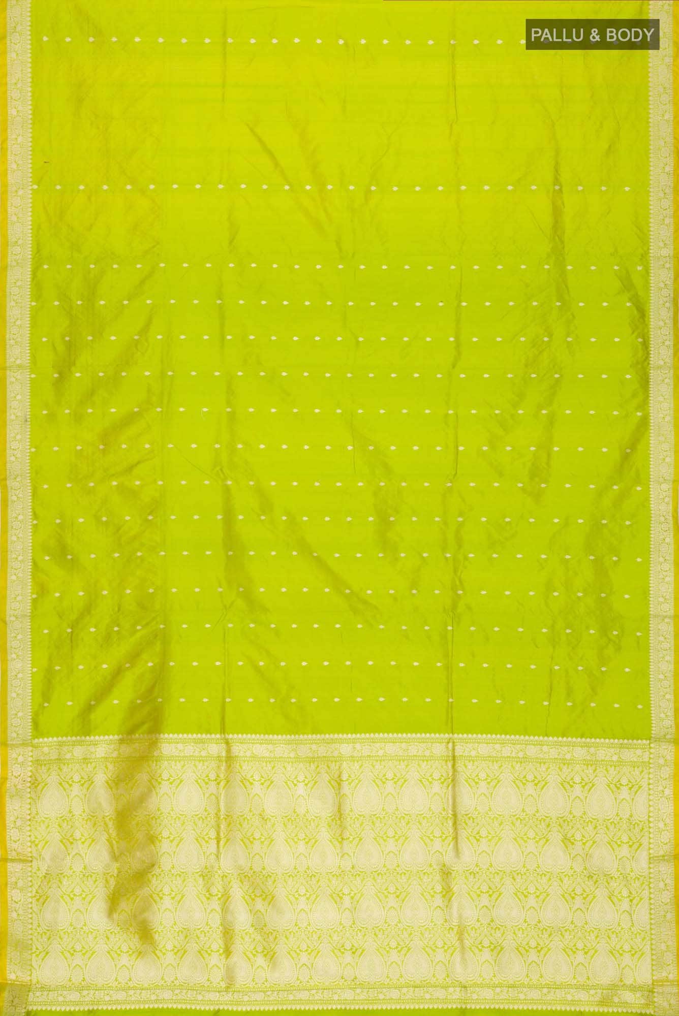 Green Banarasi Katan Silk Saree