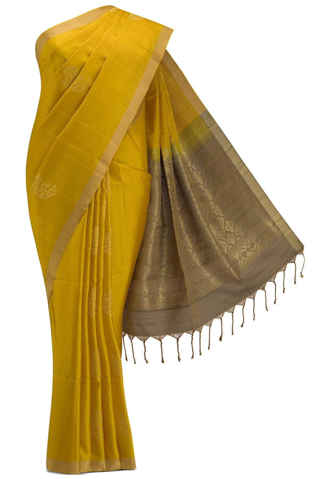 Yellow Soft Silk Saree