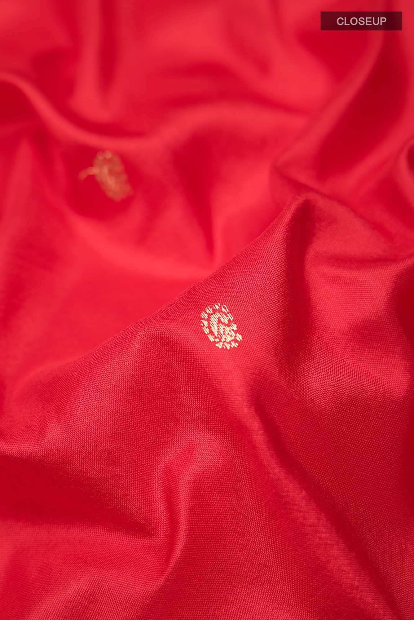Red Paithani Silk Saree