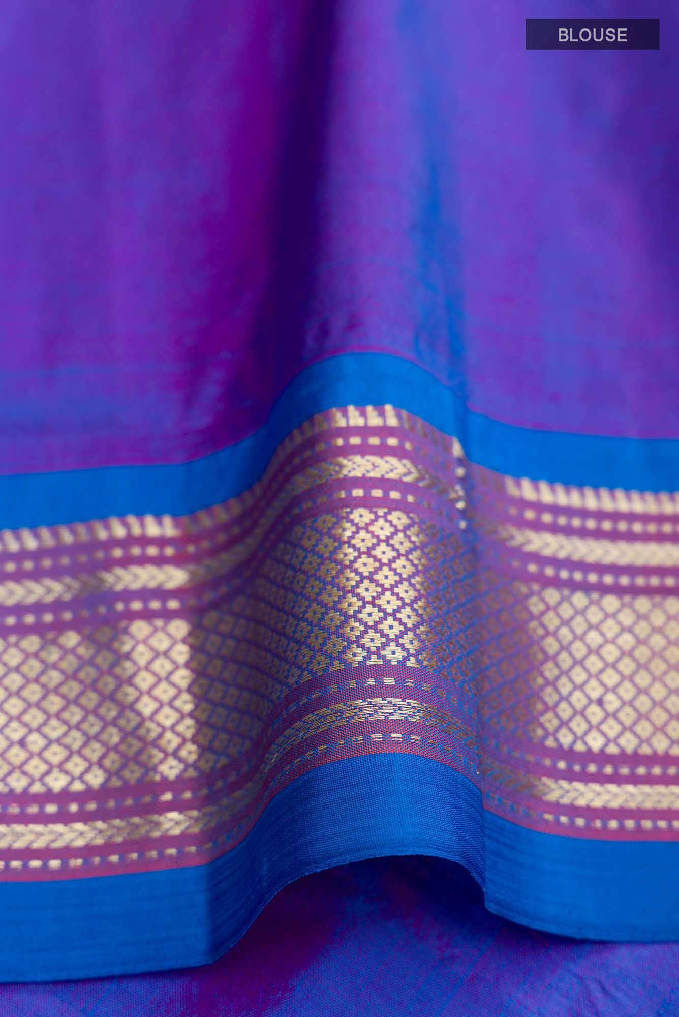 Blue Paithani Silk Saree
