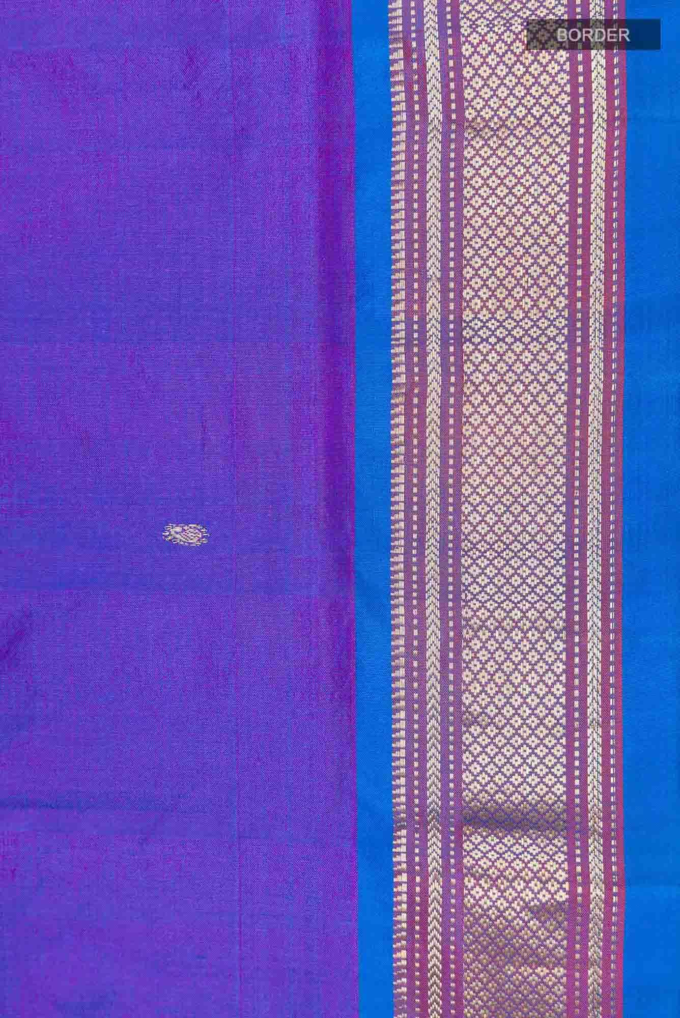 Blue Paithani Silk Saree