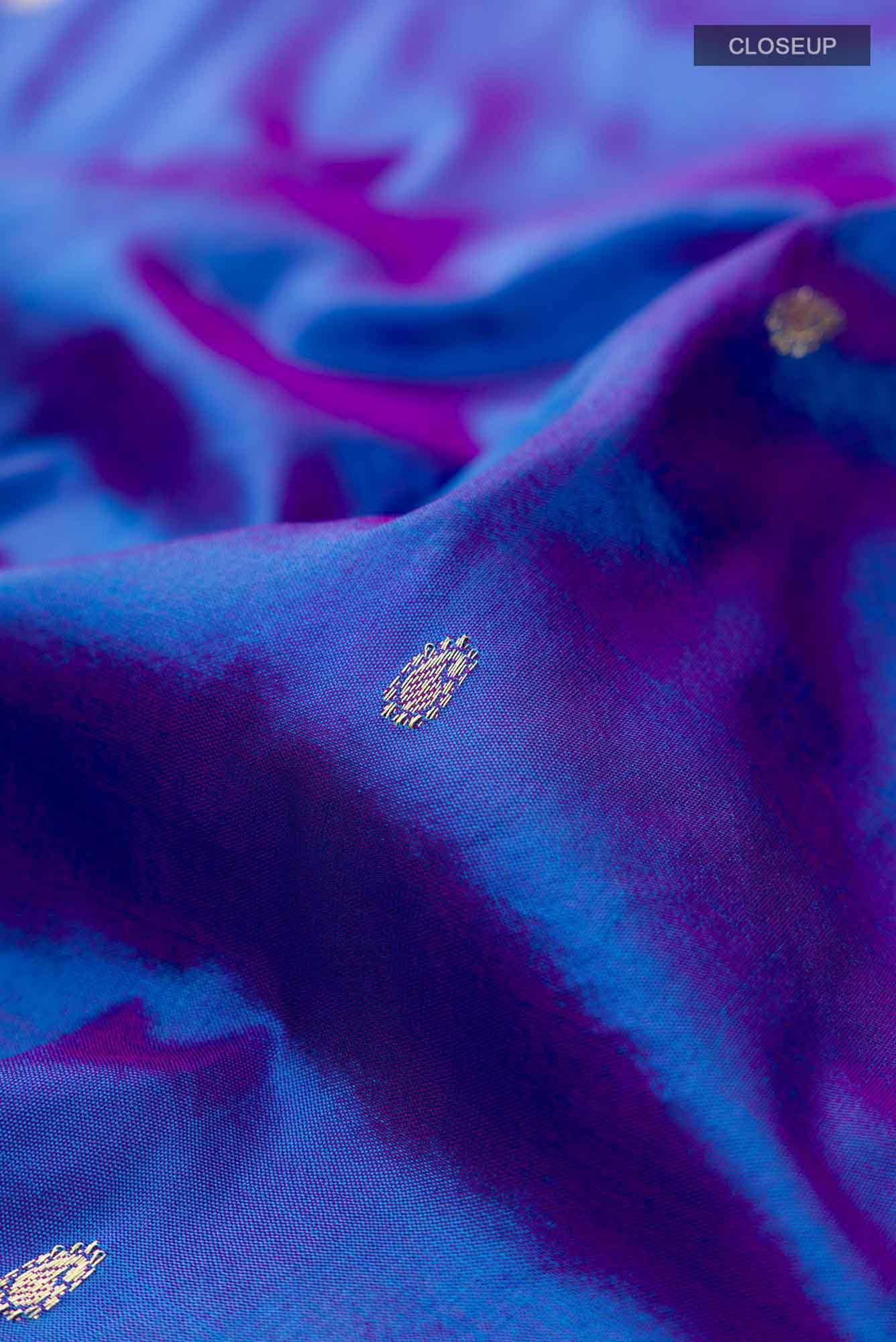 Blue Paithani Silk Saree