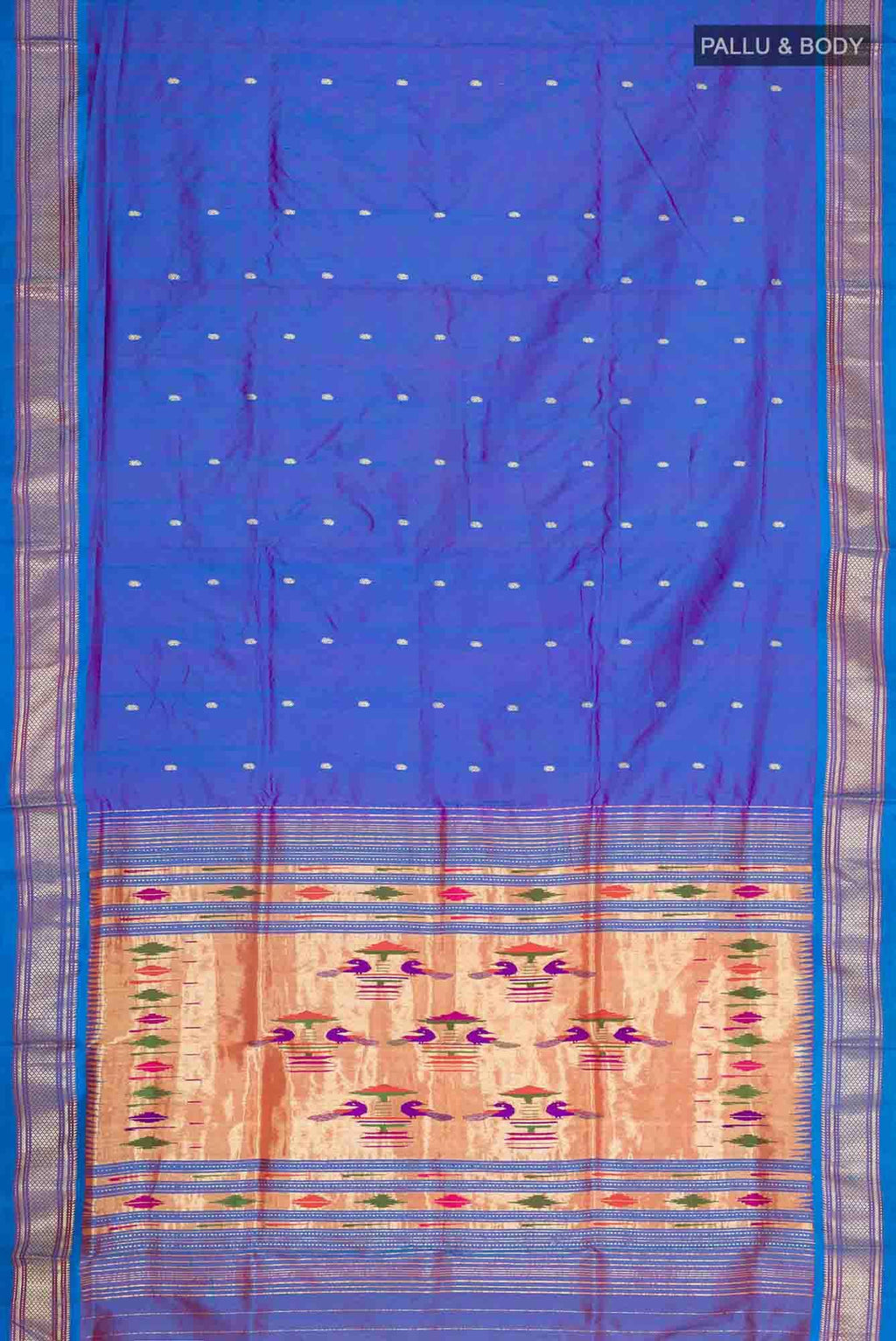 Blue Paithani Silk Saree