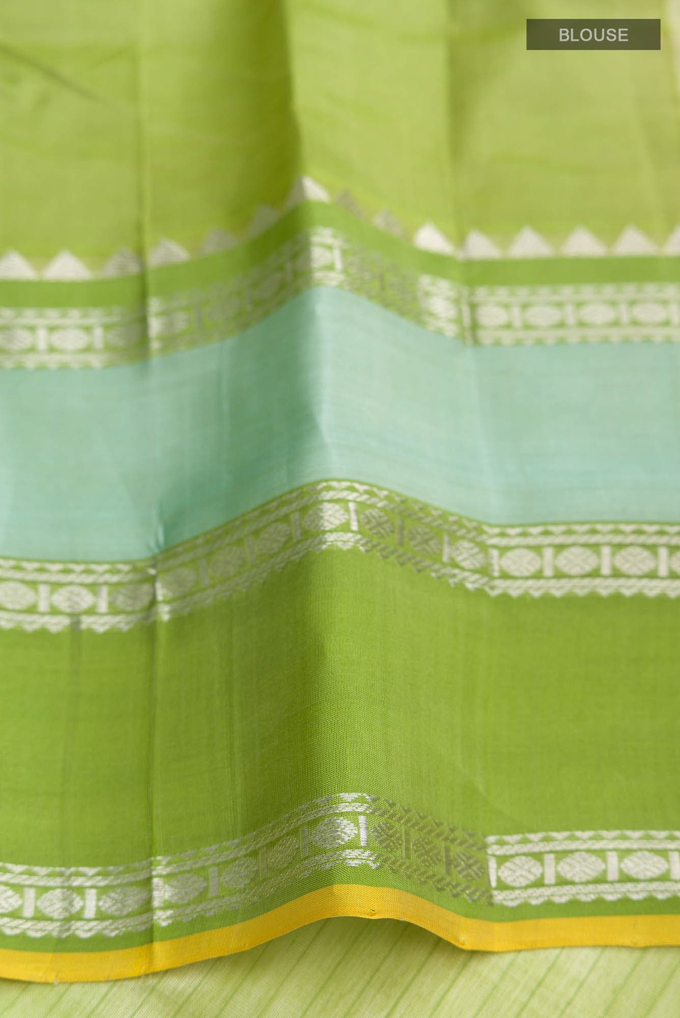 Beige Silk Cotton Saree