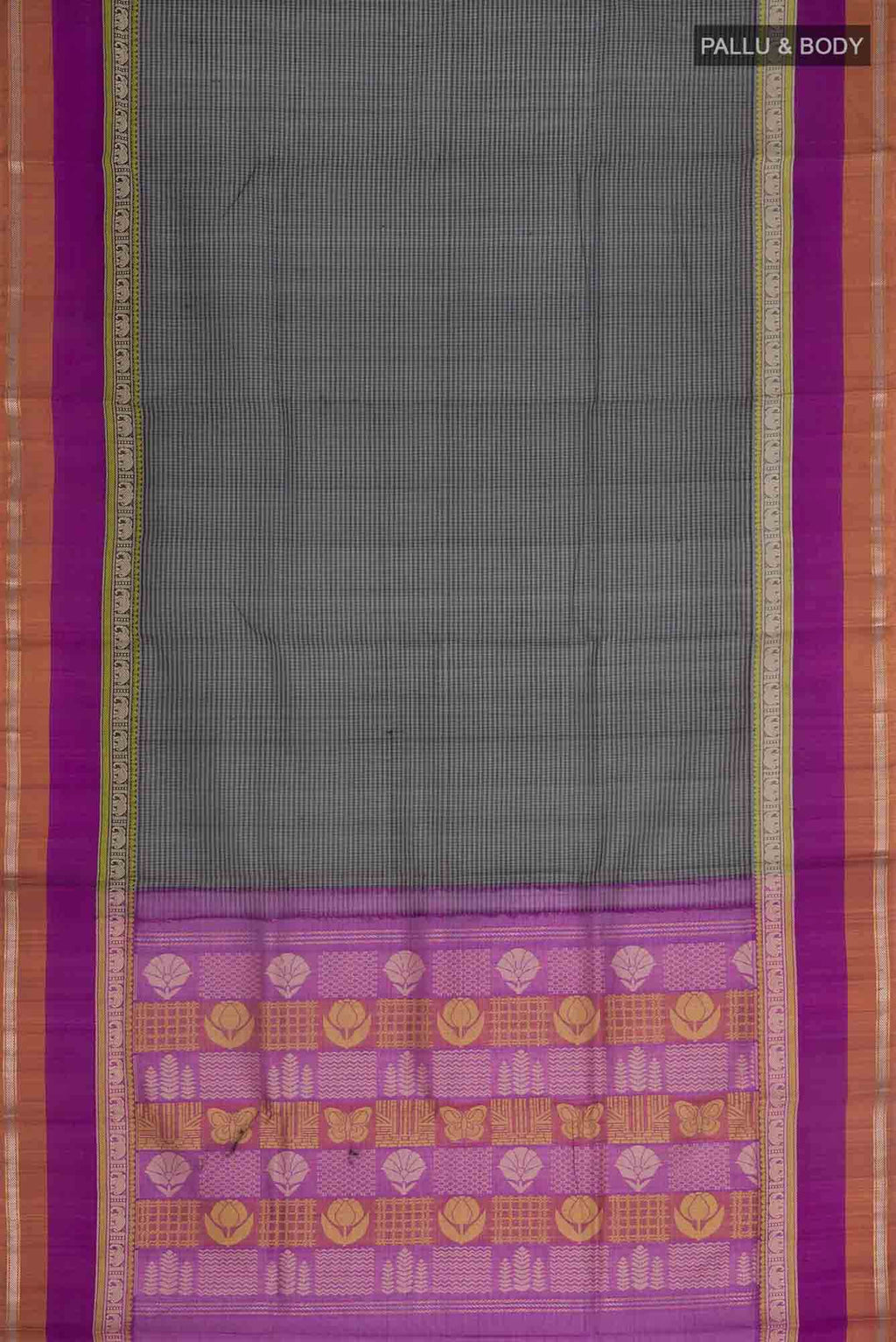 Black Silk Cotton Saree