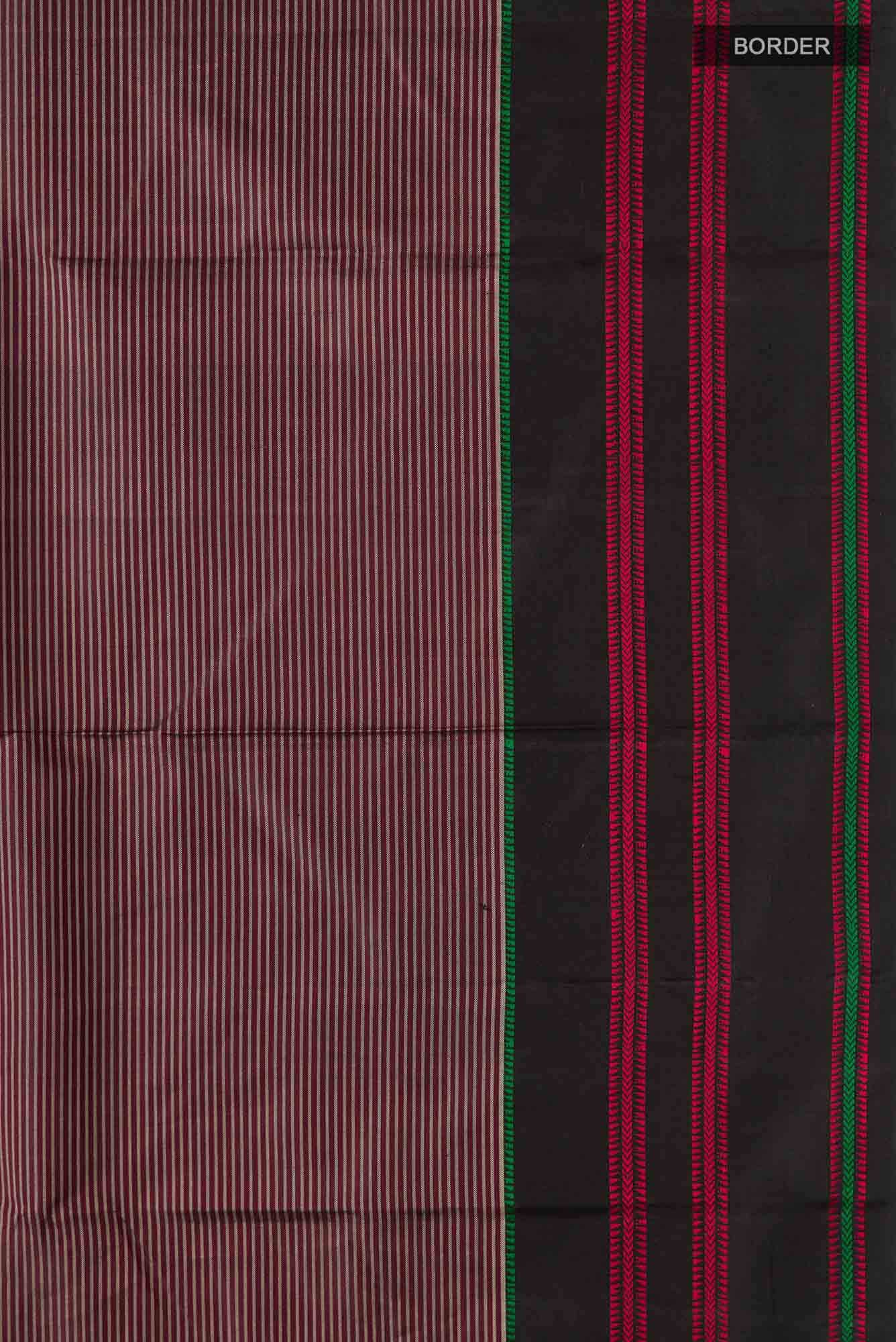 Brown Kanchipuram Silk Saree