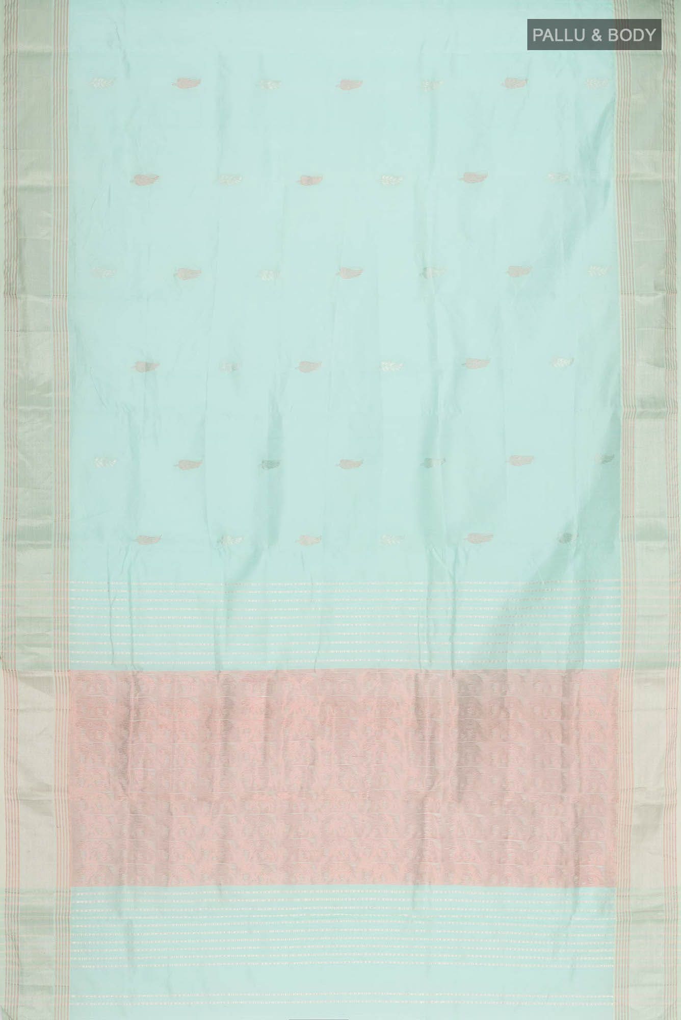 Green Chanderi Silk Cotton Saree