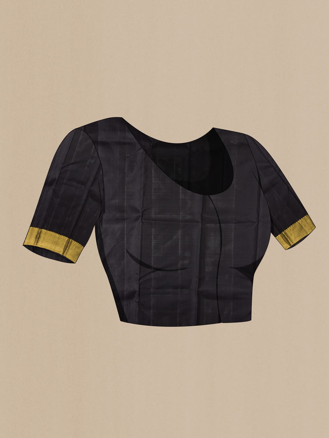 Black Kanchipuram Silk Saree