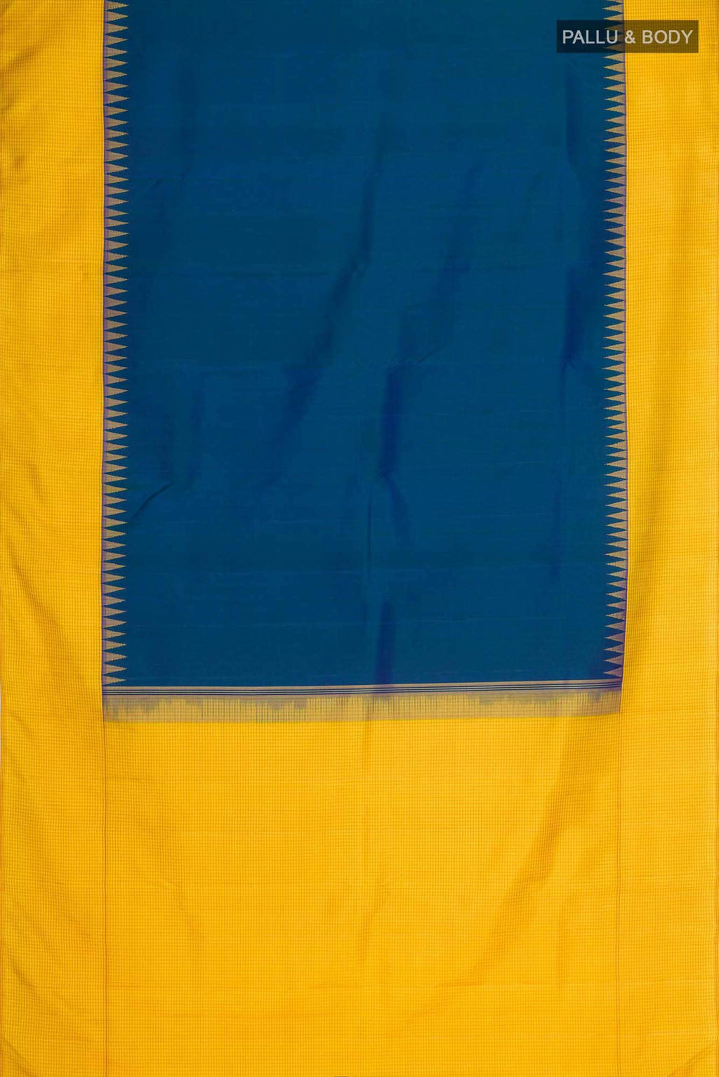 Blue Kanchipuram Silk Saree
