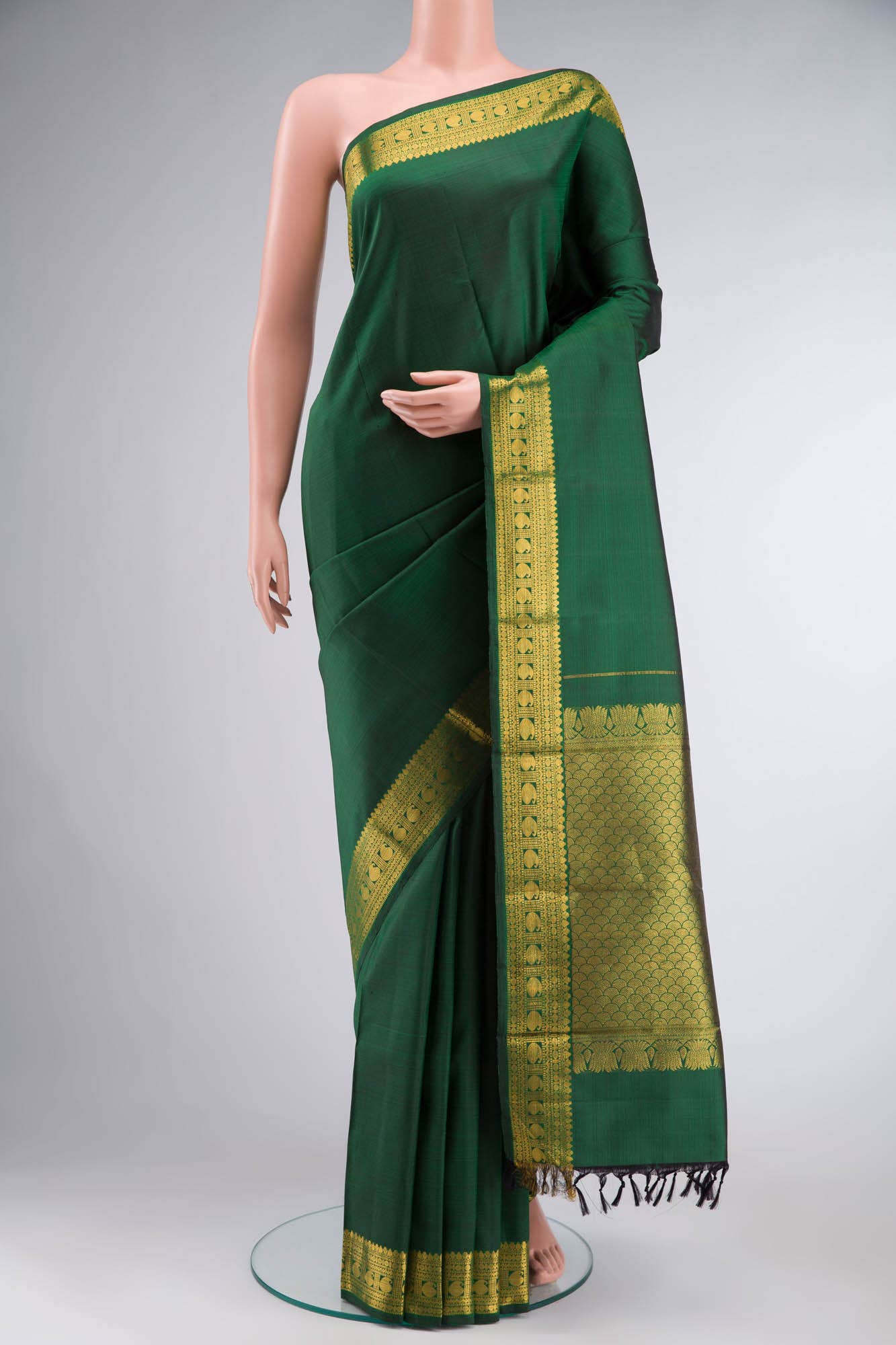 Green Kanchipuram Silk Saree