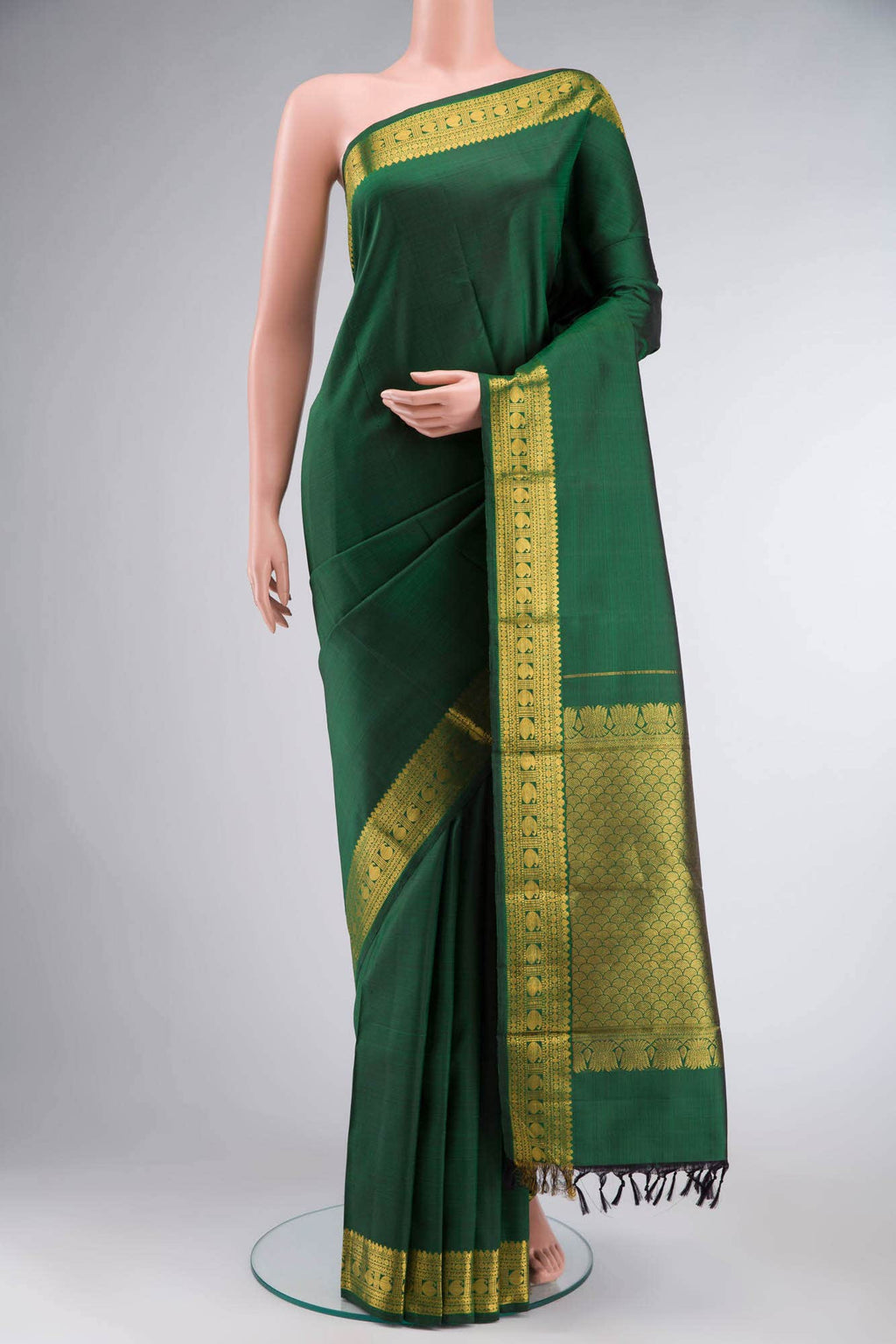 Green Kanchipuram Silk Saree