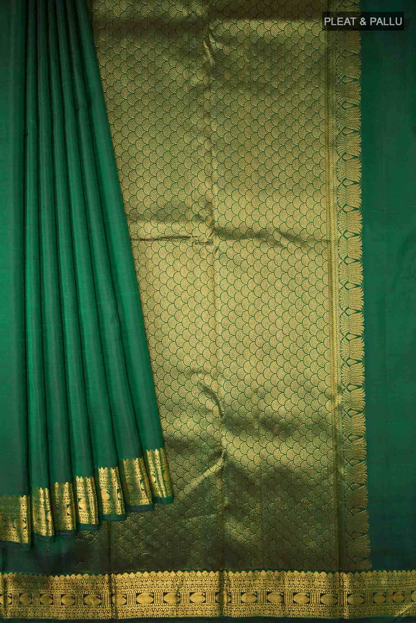 Green Kanchipuram Silk Saree