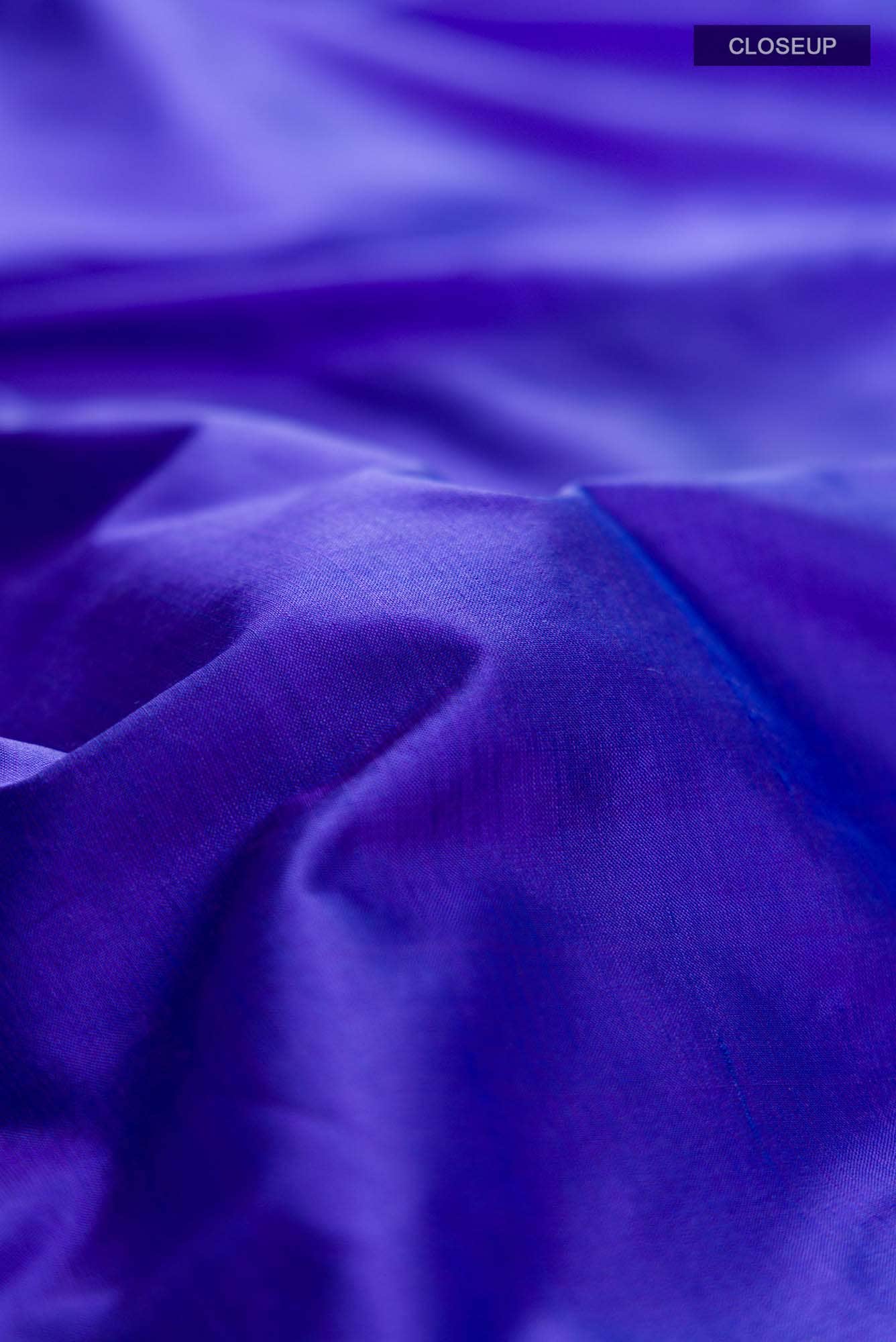 Blue Kanchipuram Silk Nine Yards Saree