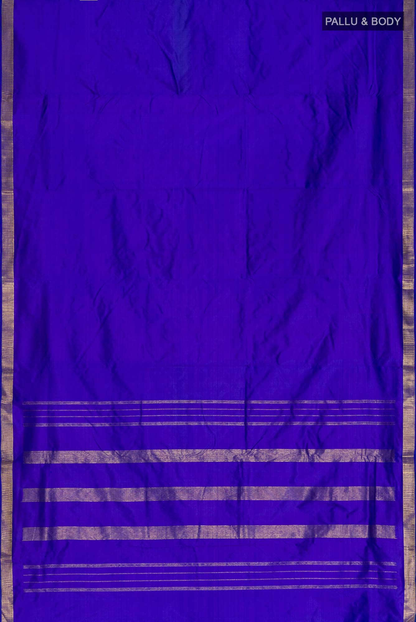 Blue Kanchipuram Silk Nine Yards Saree