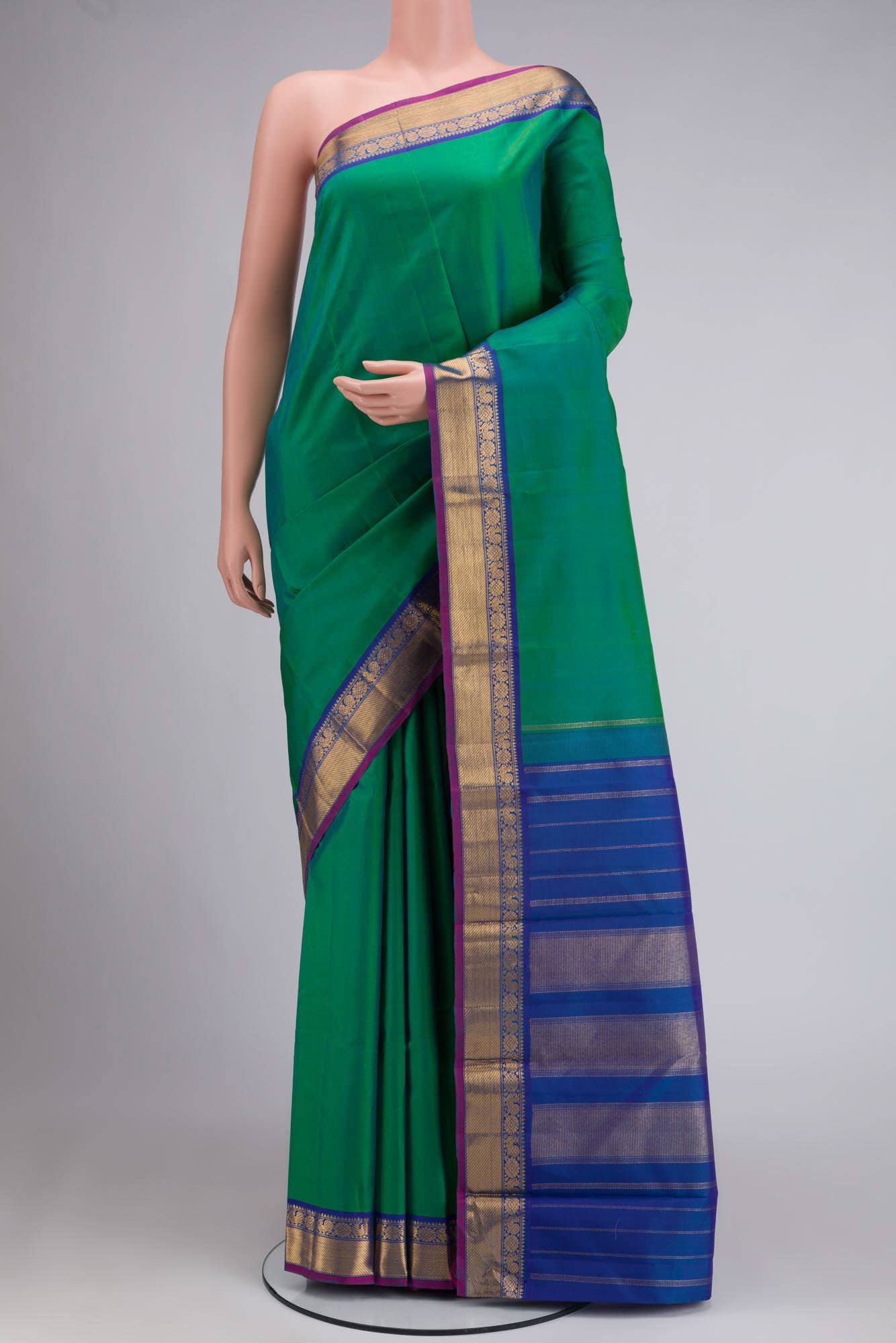 Green Kanchipuram Silk Saree