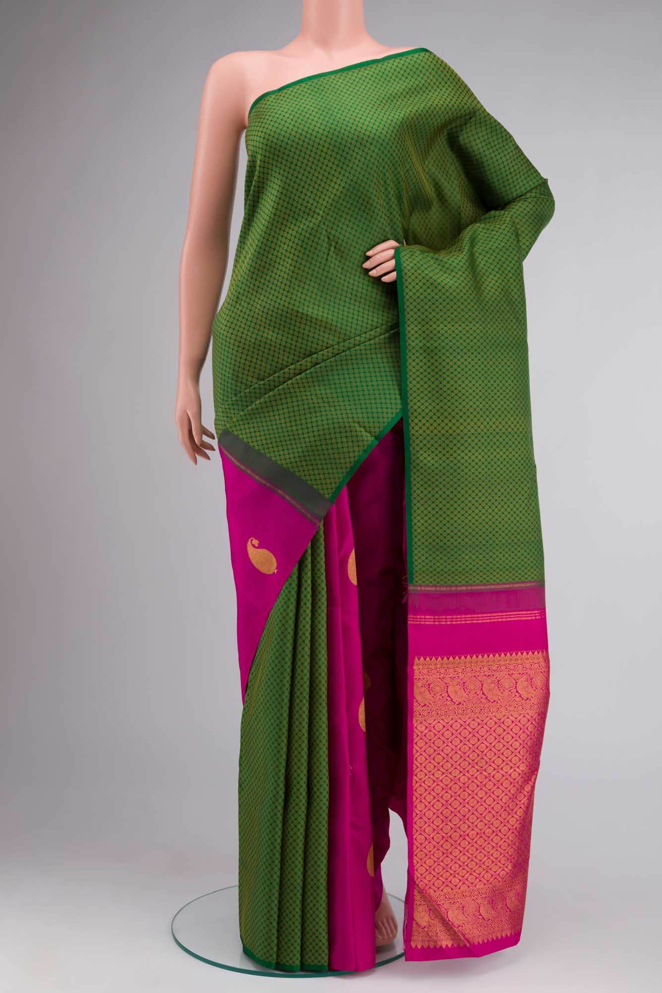 Green Kanchipuram Silk Saree