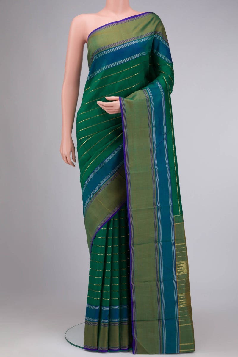 Green Kanchipuram Silk Saree