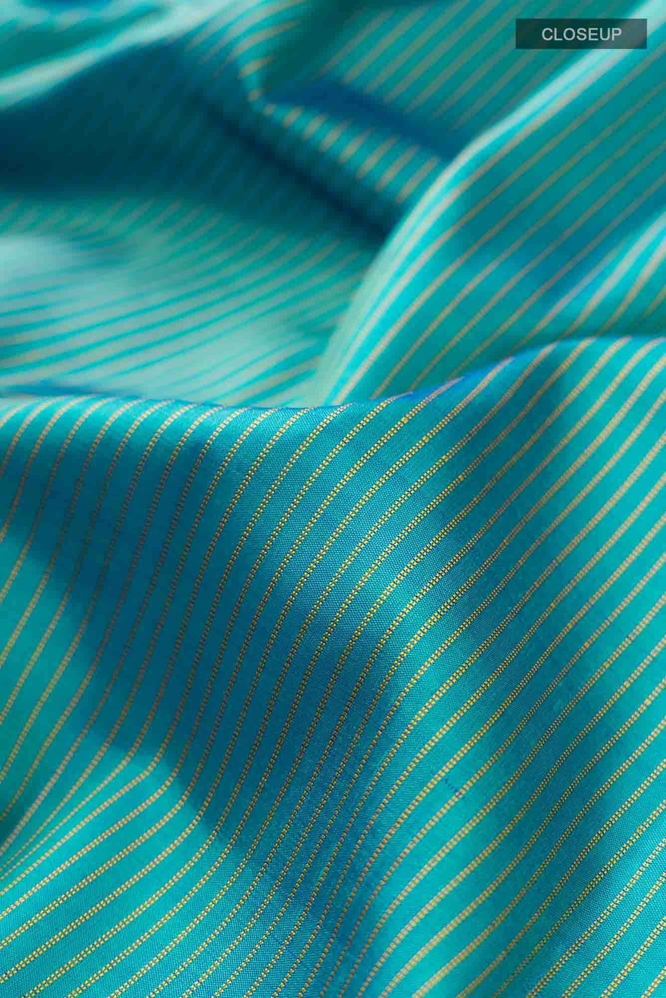 Blue Kanchipuram Silk Saree