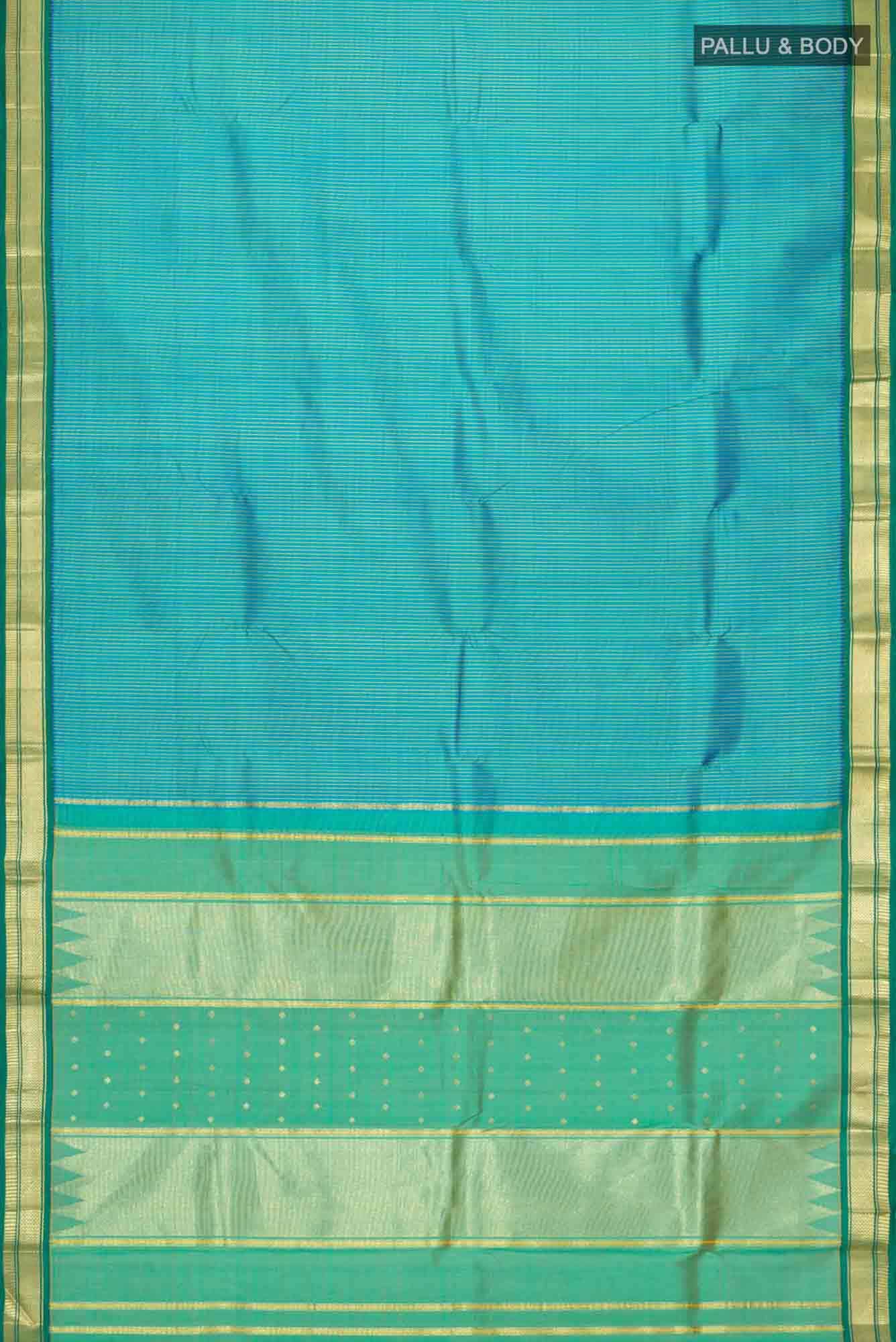 Blue Kanchipuram Silk Saree