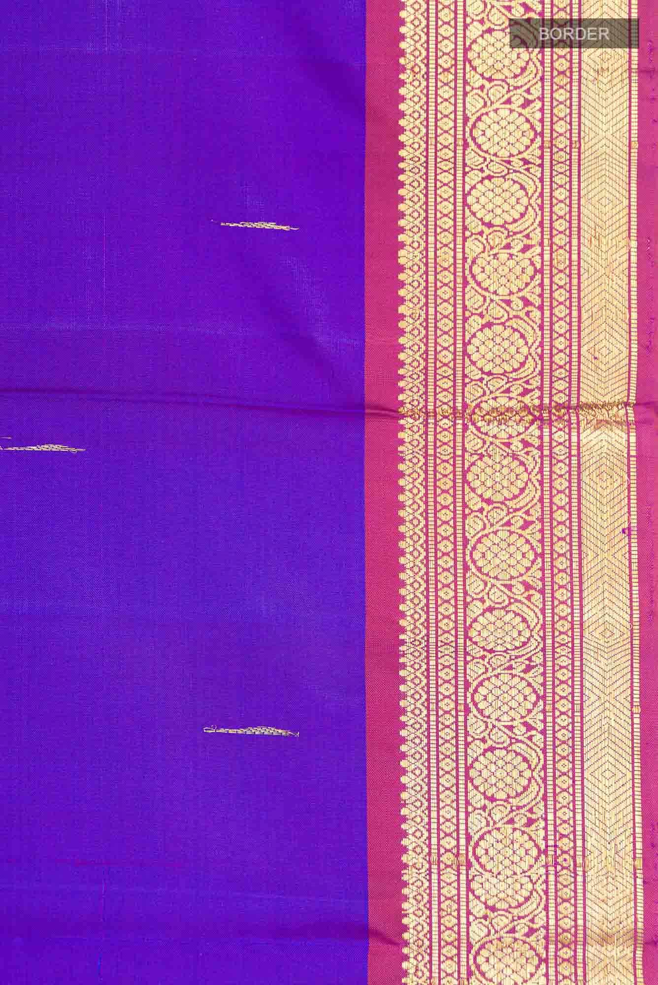 Blue Kanchipuram Silk Saree