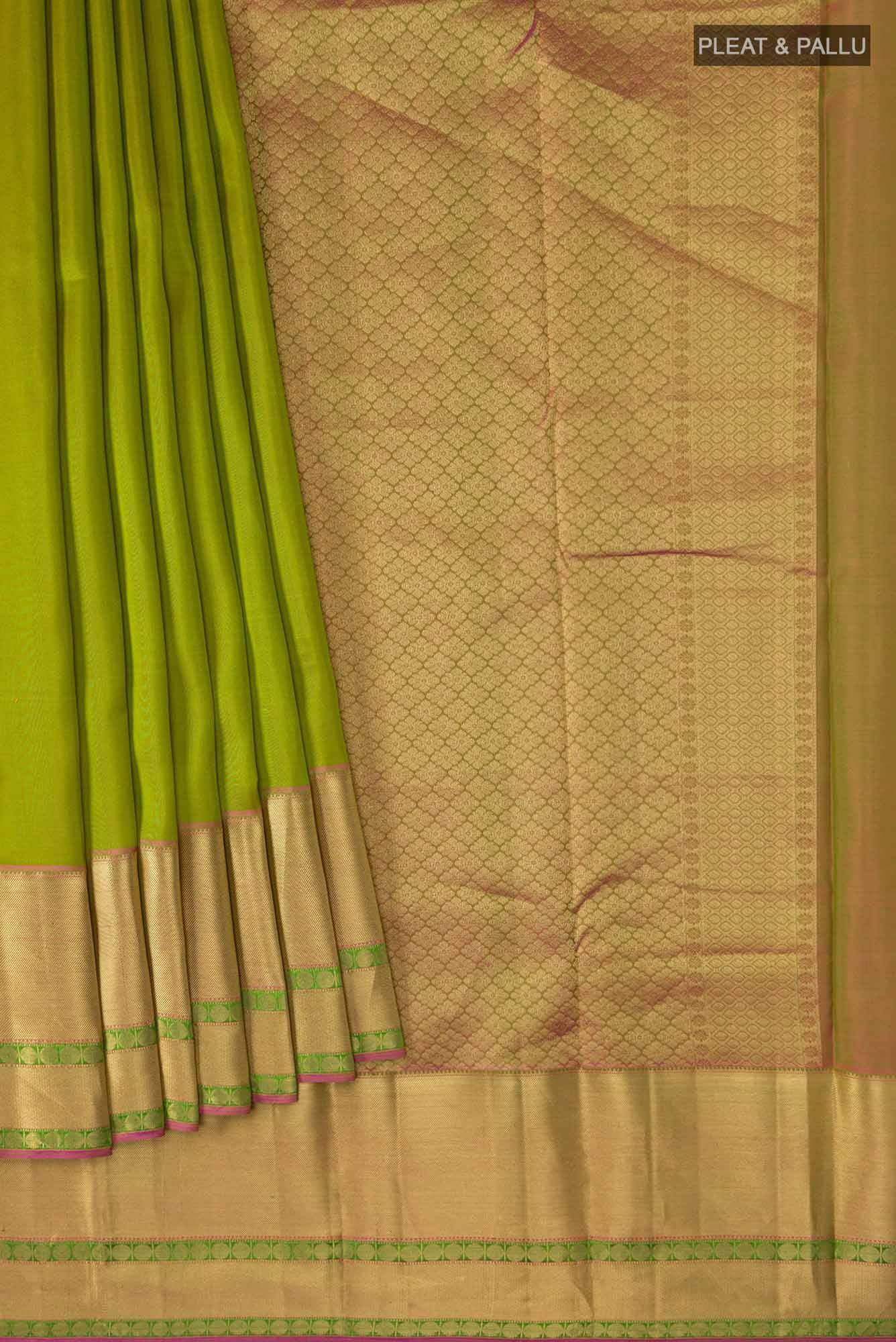 Green Kanchipuram Silk Saree