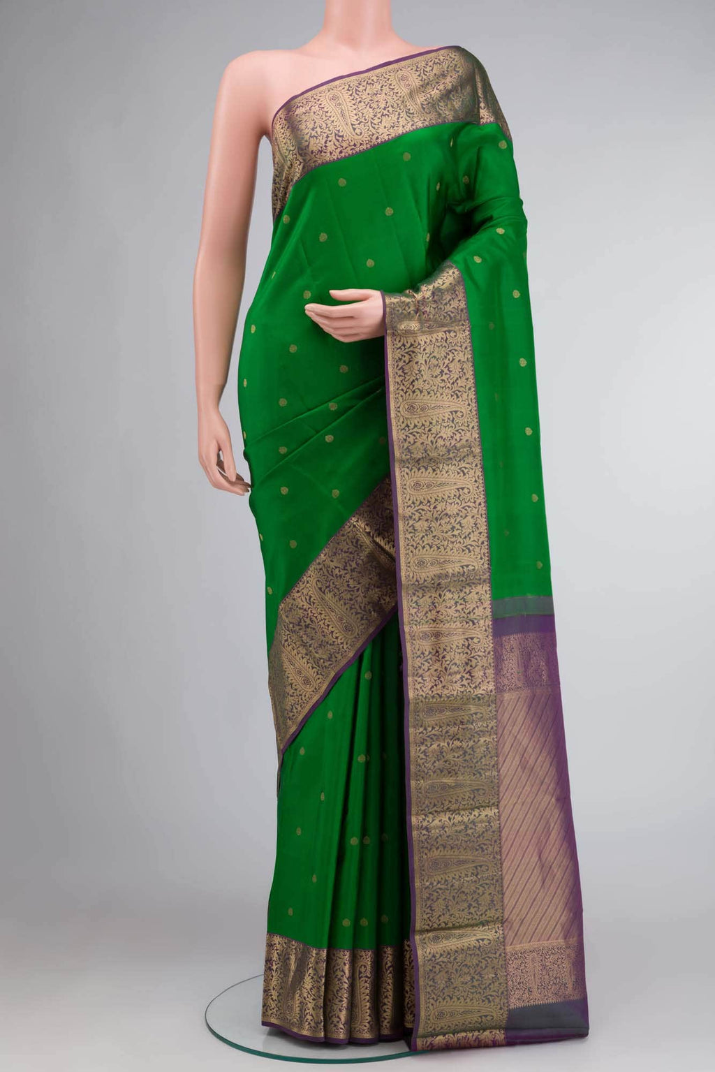 Green Kanchipuram Silk Saree