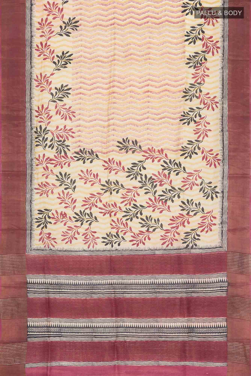 Multi Bhagalpuri Tussar Silk Saree