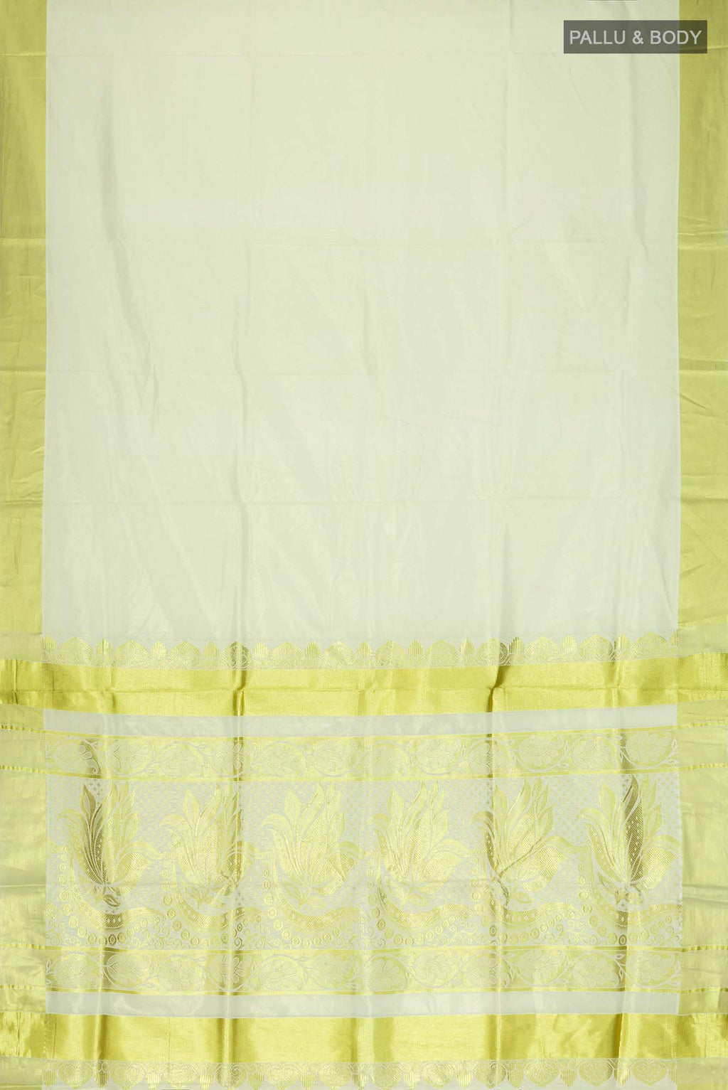 Gold Kerala Cotton Saree