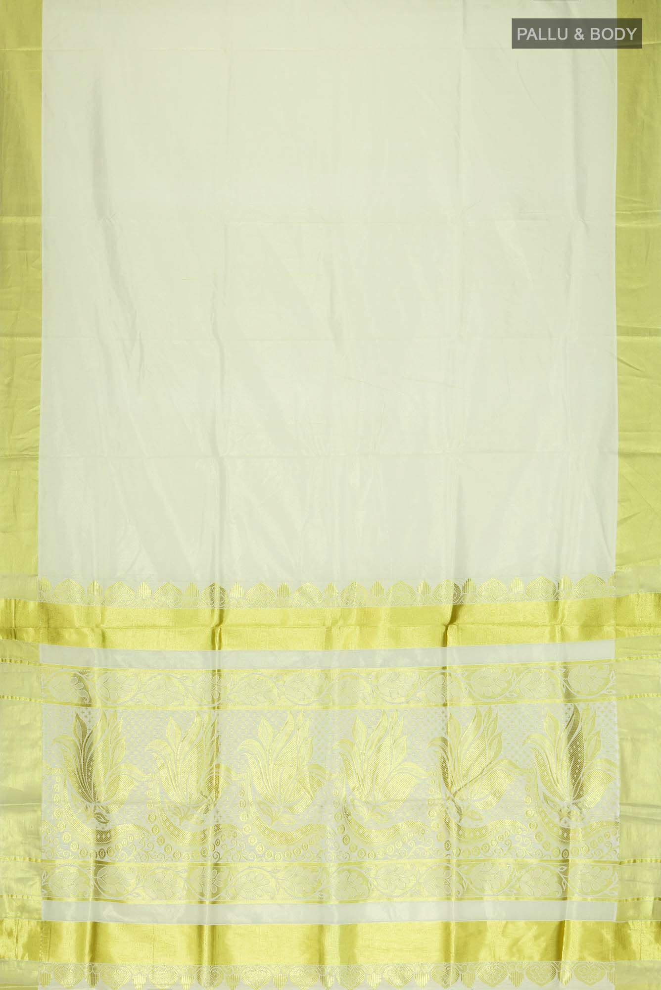 Gold Kerala Cotton Saree