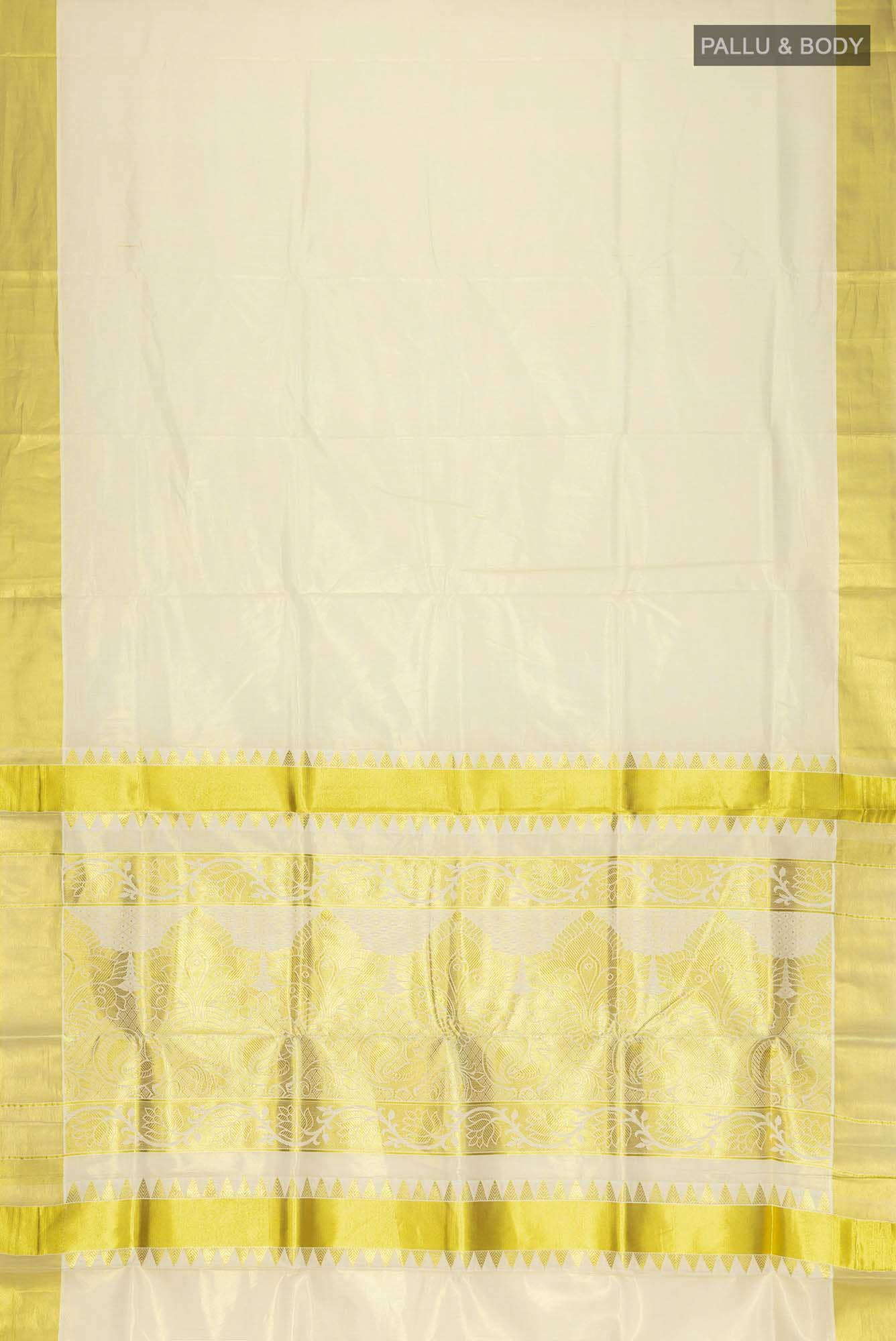 Gold Kerala Cotton Saree