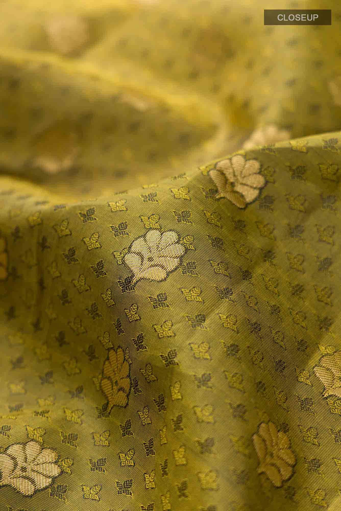 Green Kanchipuram Silk Saree