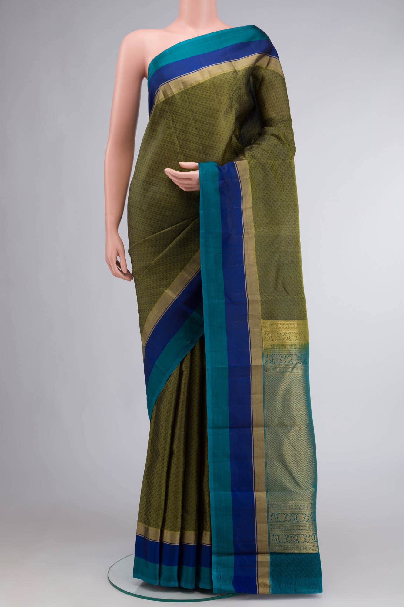 Green Kanchipuram Silk Saree