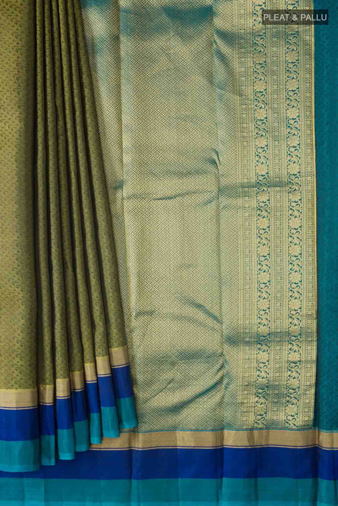 Green Kanchipuram Silk Saree