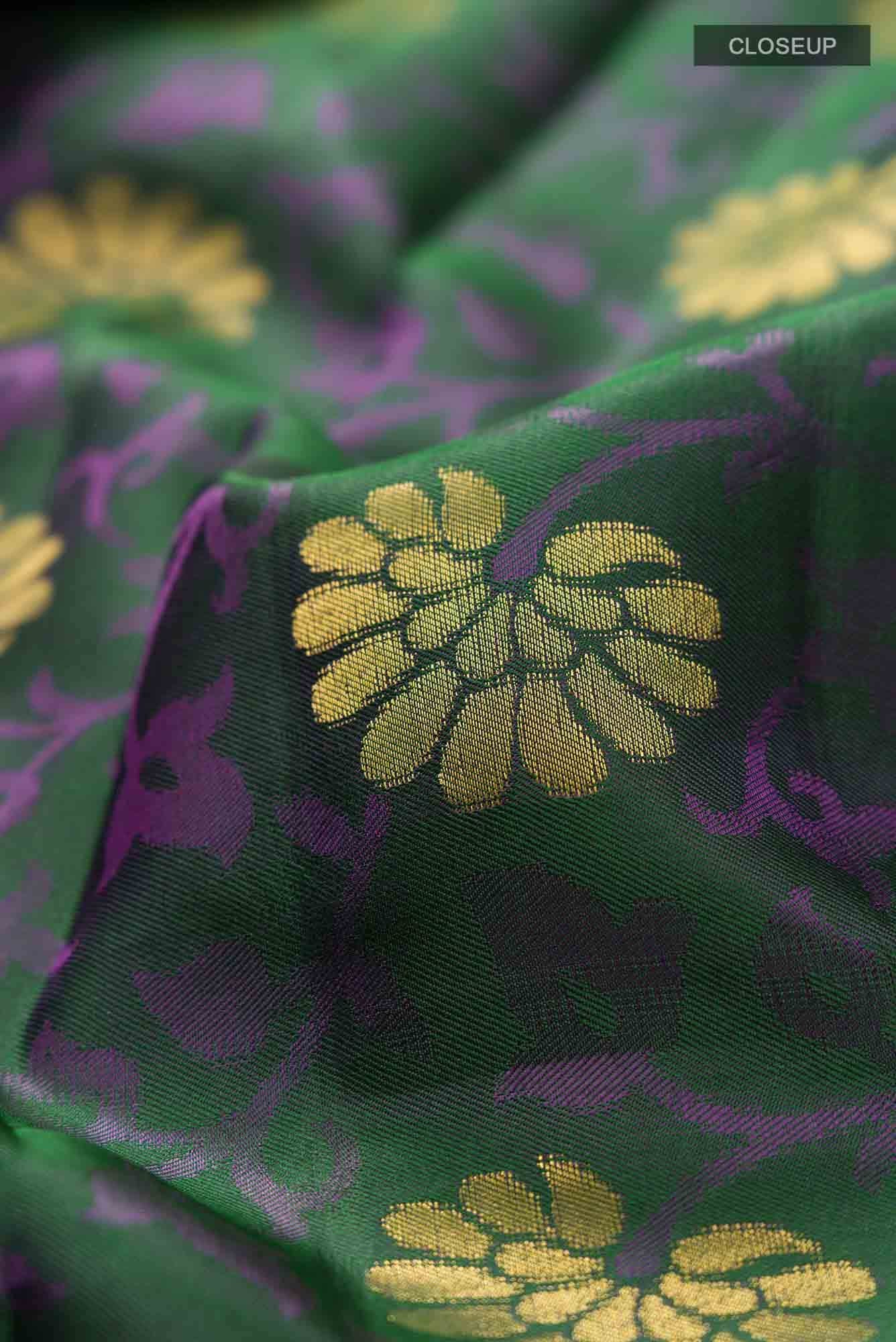 Green Kanchipuram Silk Saree