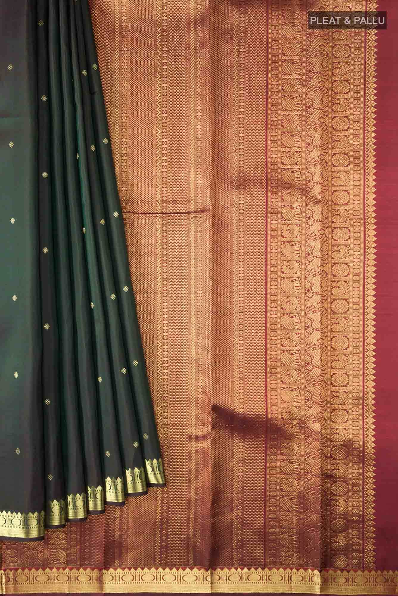 Green Kanchipuram Silk Saree