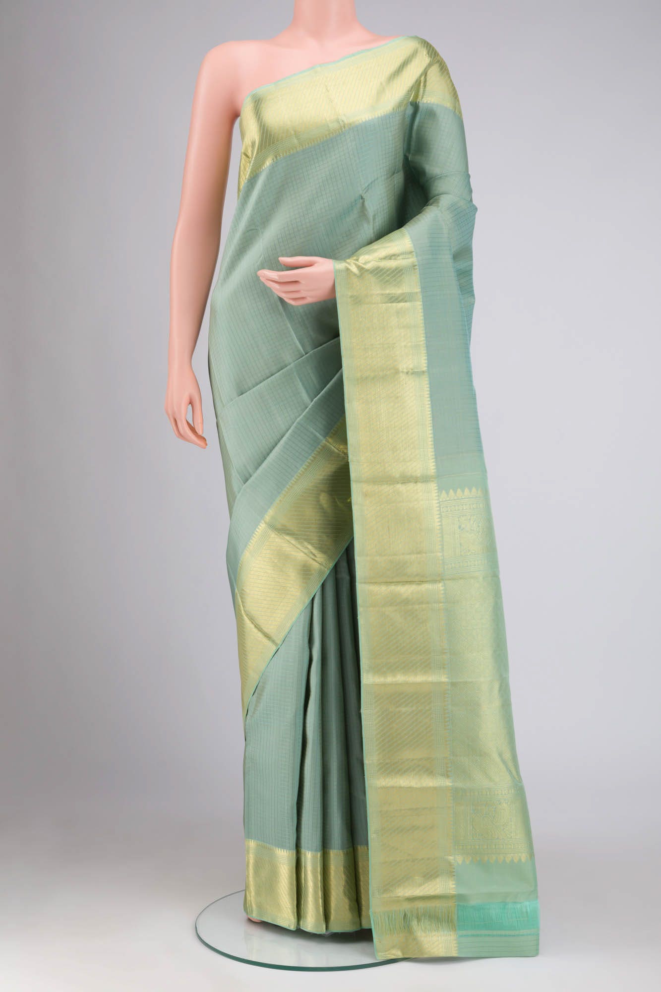 Green Kanchipuram Silk Saree