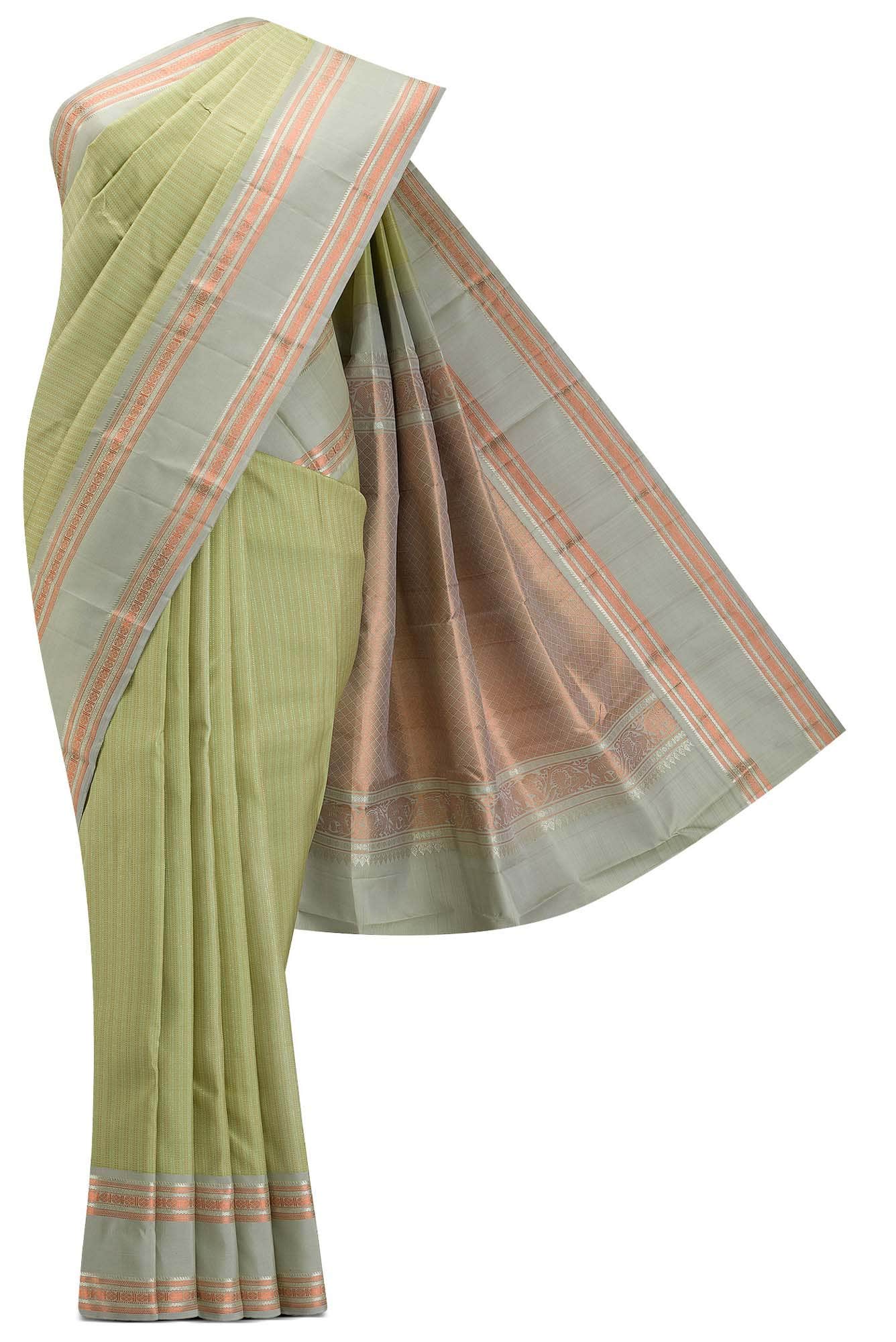 Green Kanchipuram Silk Saree
