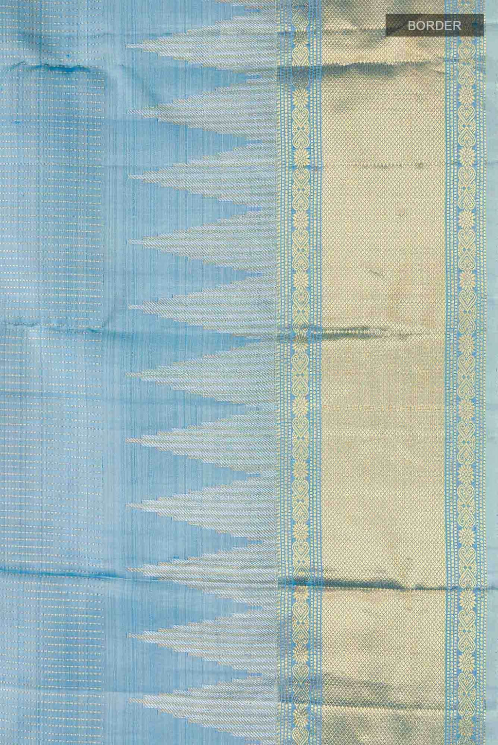 Blue Kanchipuram Silk Saree