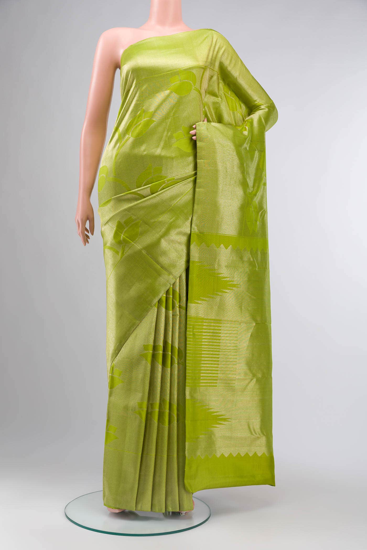 Green Kanchipuram Silk Saree