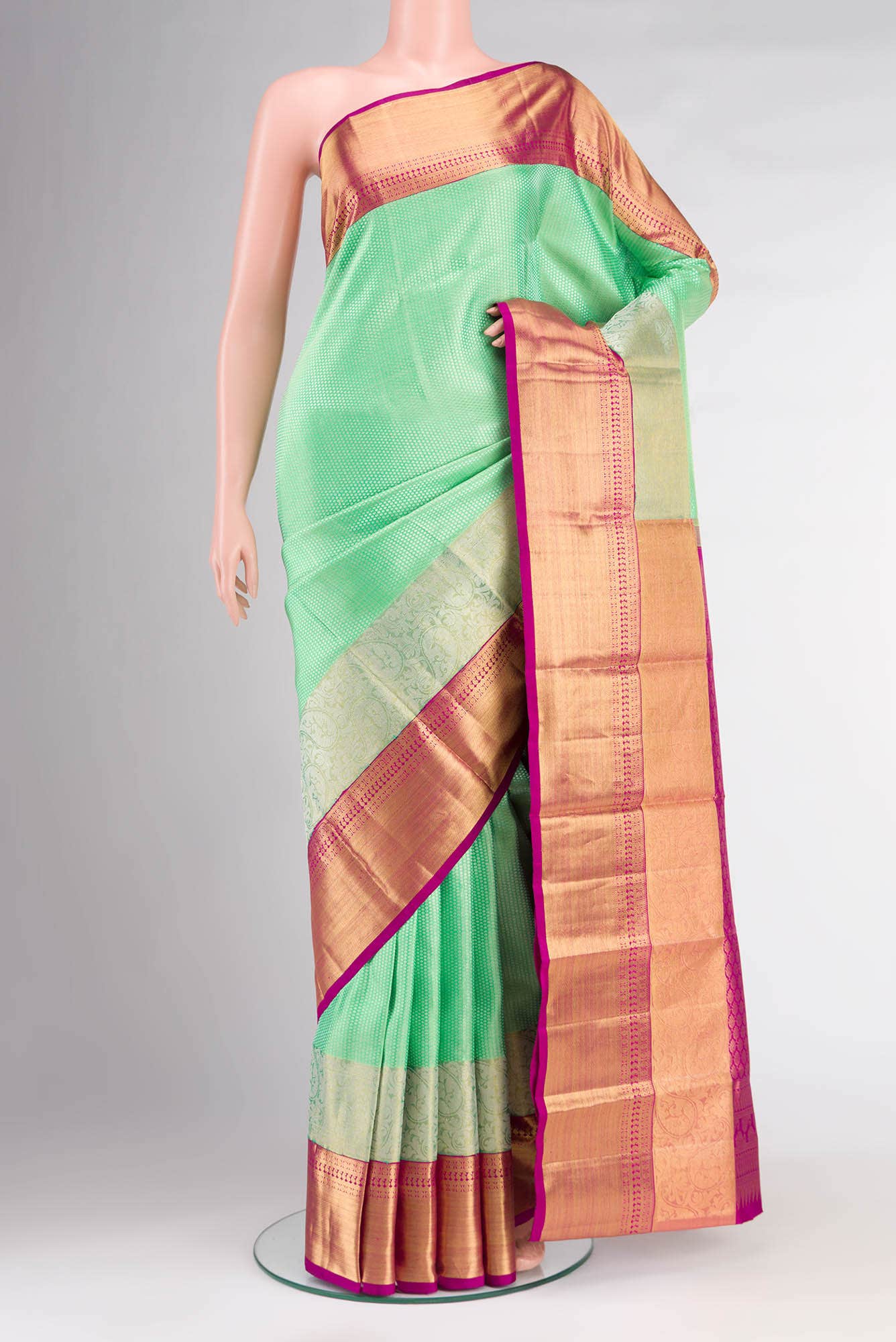 Green Kanchipuram Silk Saree