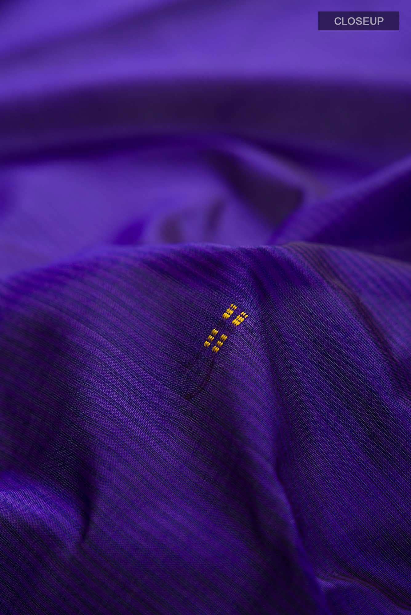 Blue Kanchipuram Silk Saree