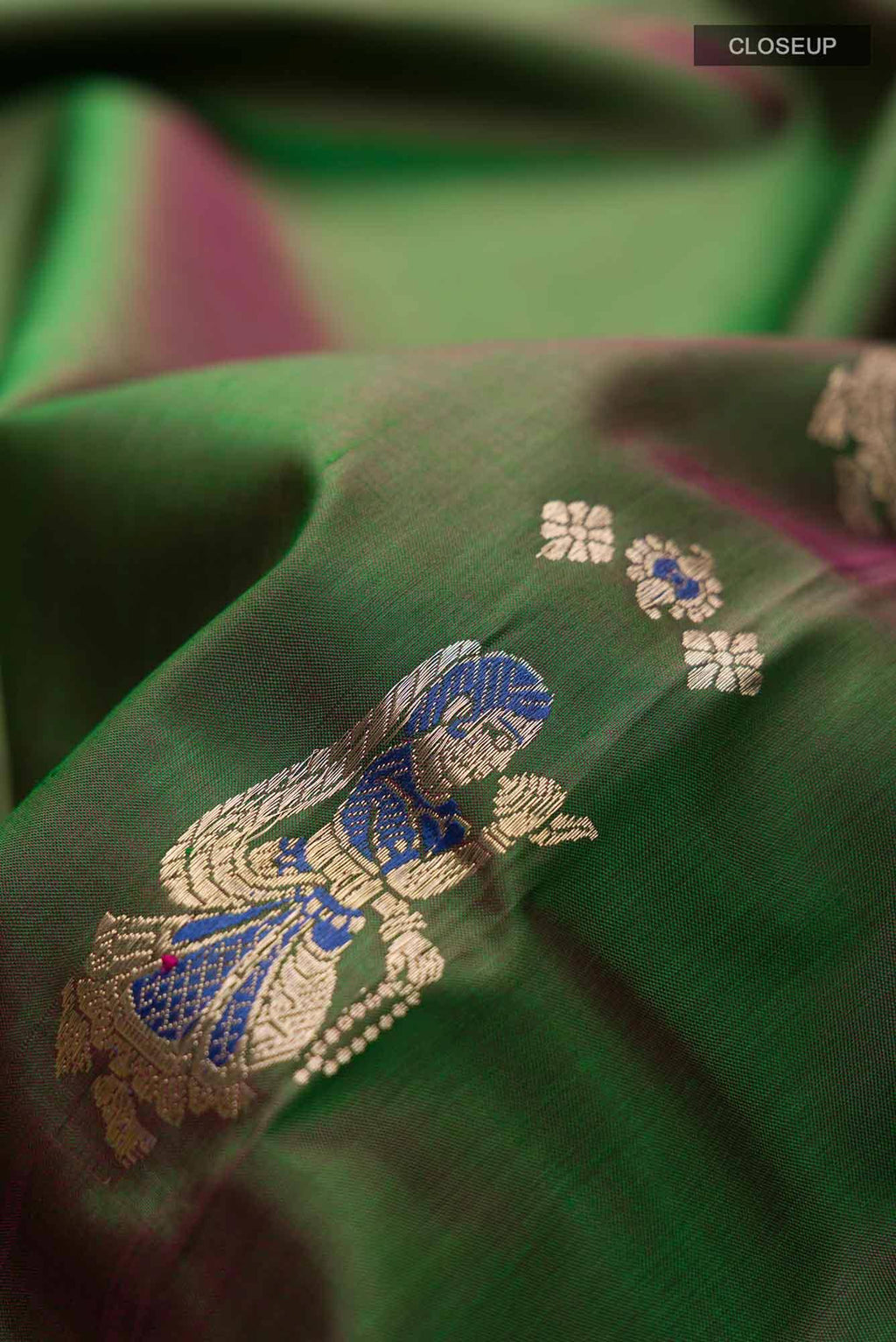 Green Baluchari Silk Saree