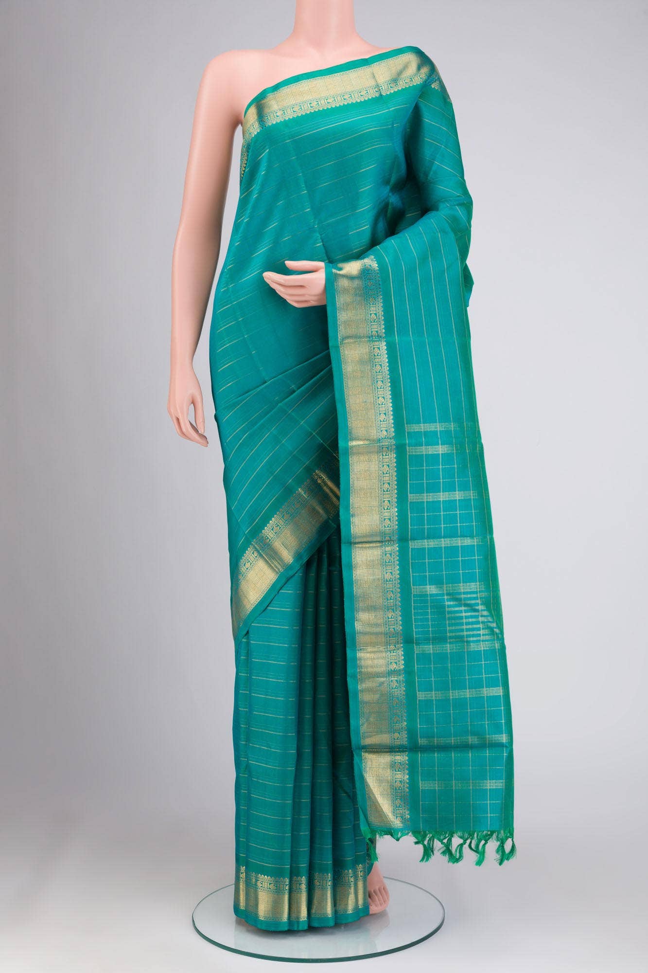 Green Kanchipuram Silk Saree