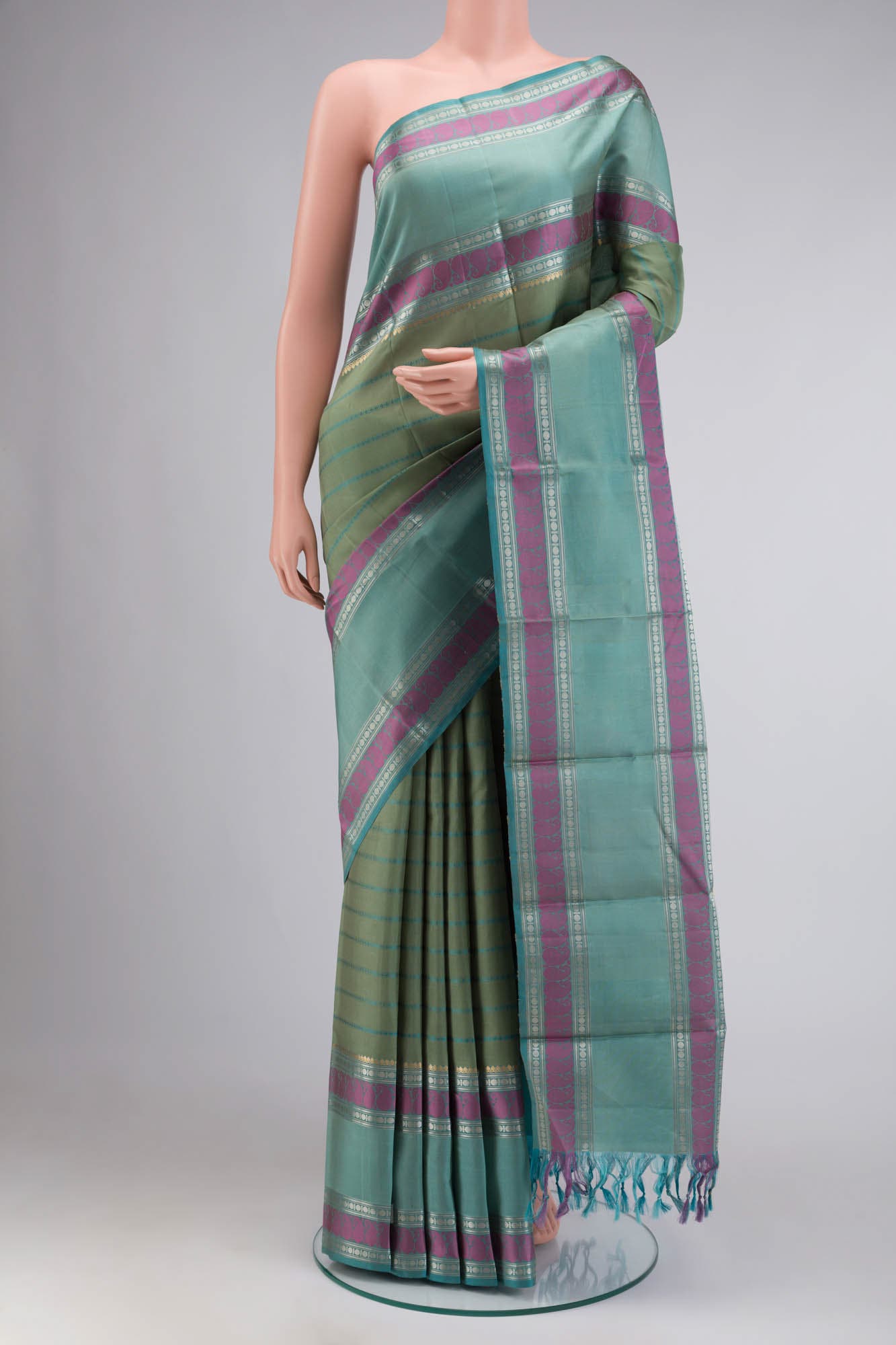 Green Kanchipuram Silk Saree